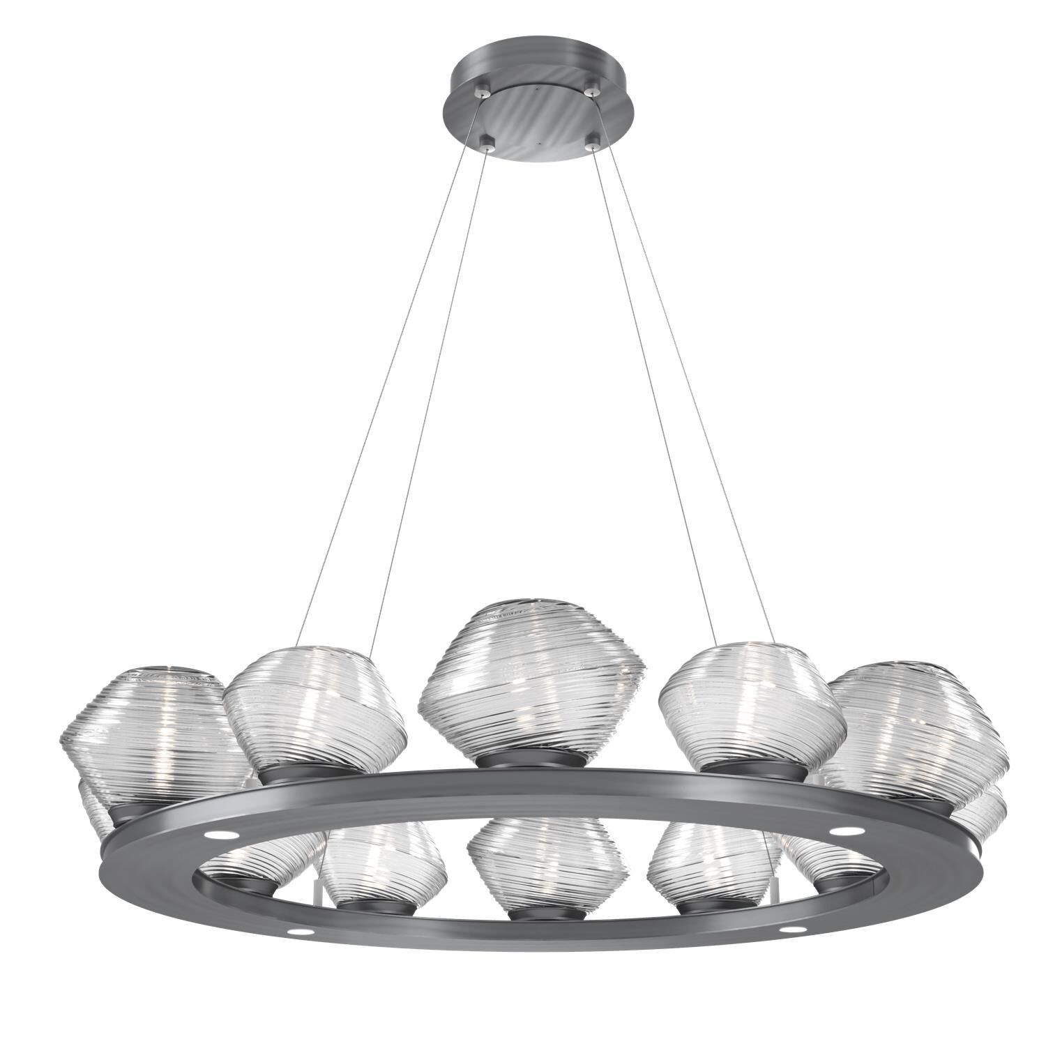 Mesa 38 Inch 12 Light LED Chandelier by Hammerton Studio
