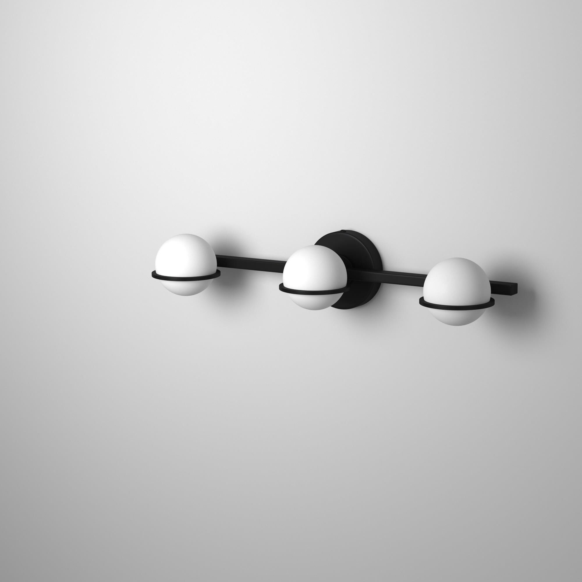 Shown in Matte Black finish and White accent