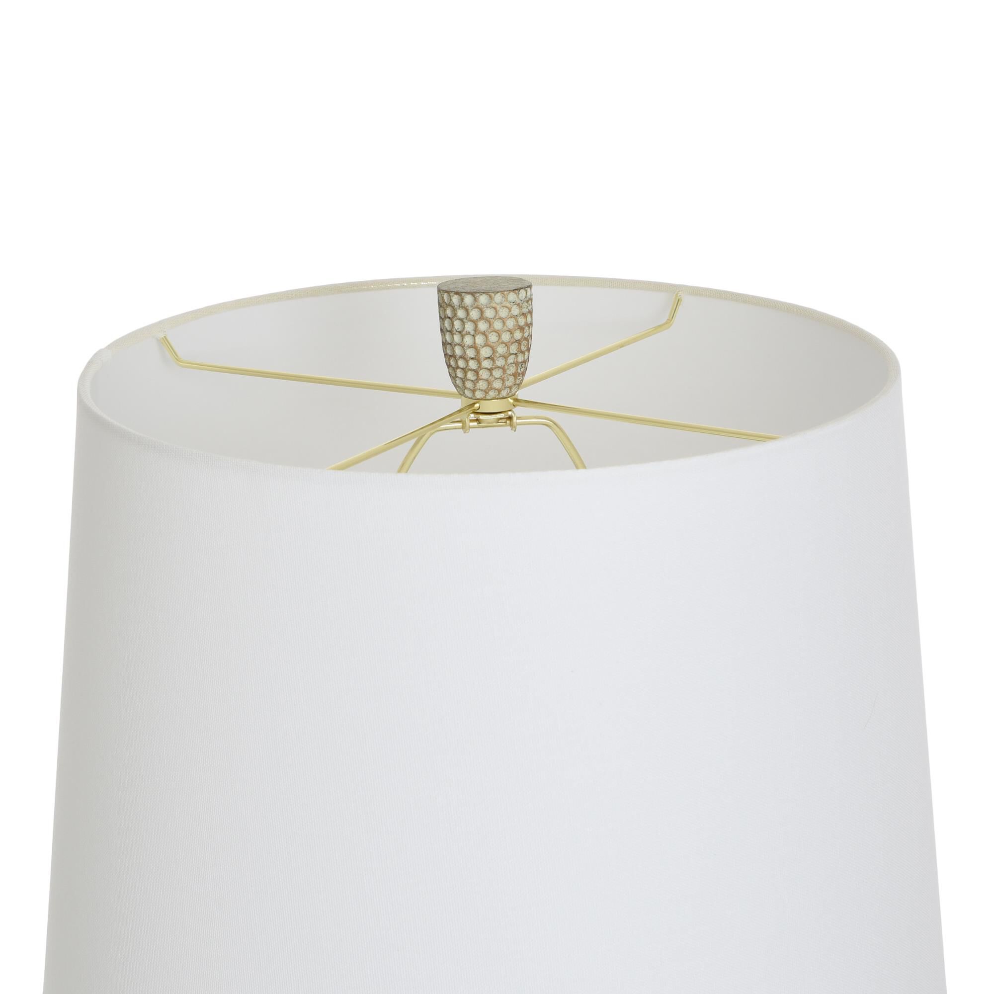 Shown in Gold finish and Off-White shade