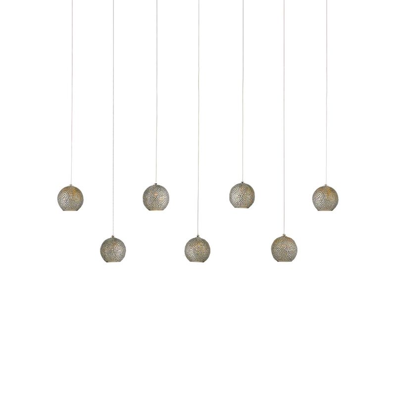 Giro Large Linear Chandelier by Currey & Company