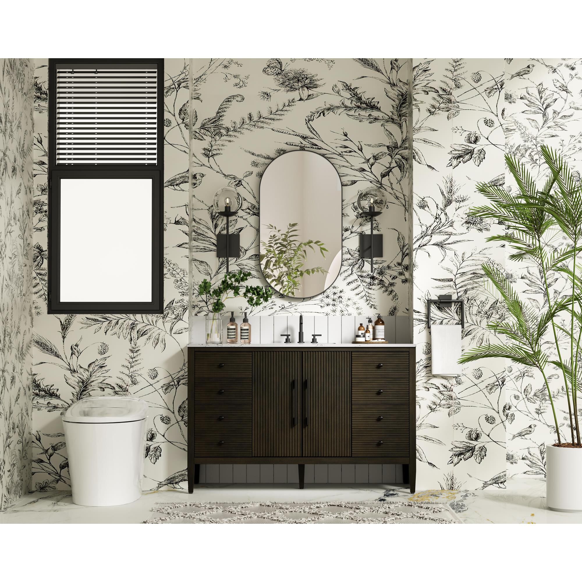 Blakely 54 Inch Bath Vanity by Elegant Dcor