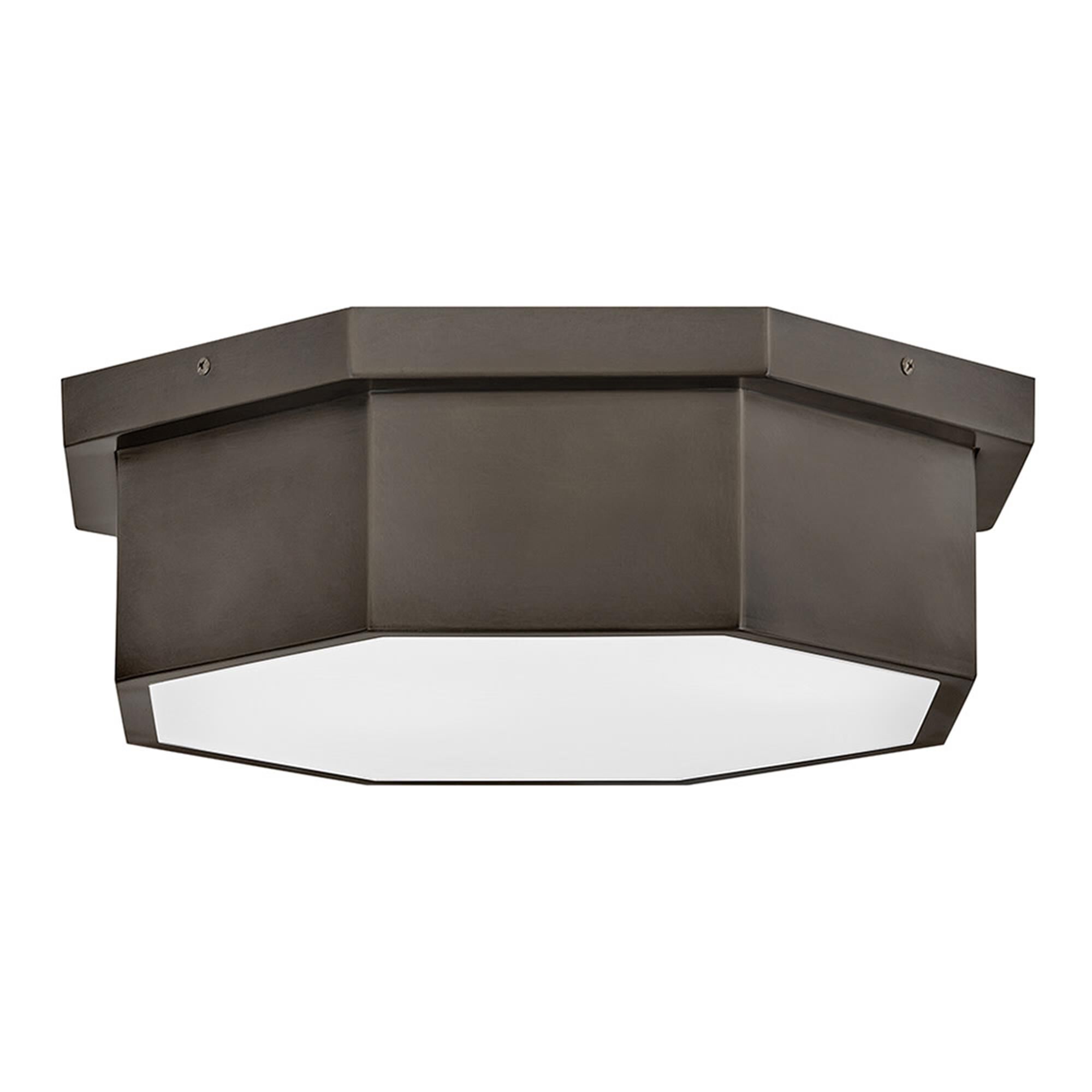 Facet 18 Inch 3 Light Flush Mount,
