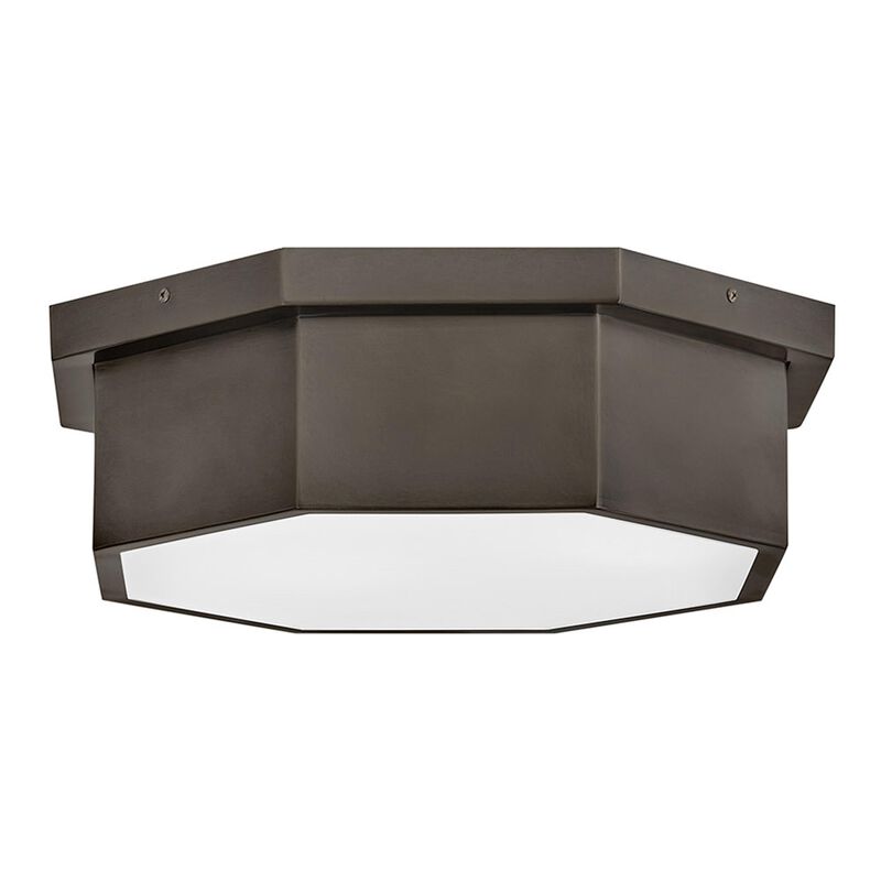 Facet 18 Inch 3 Light Flush Mount by Hinkley