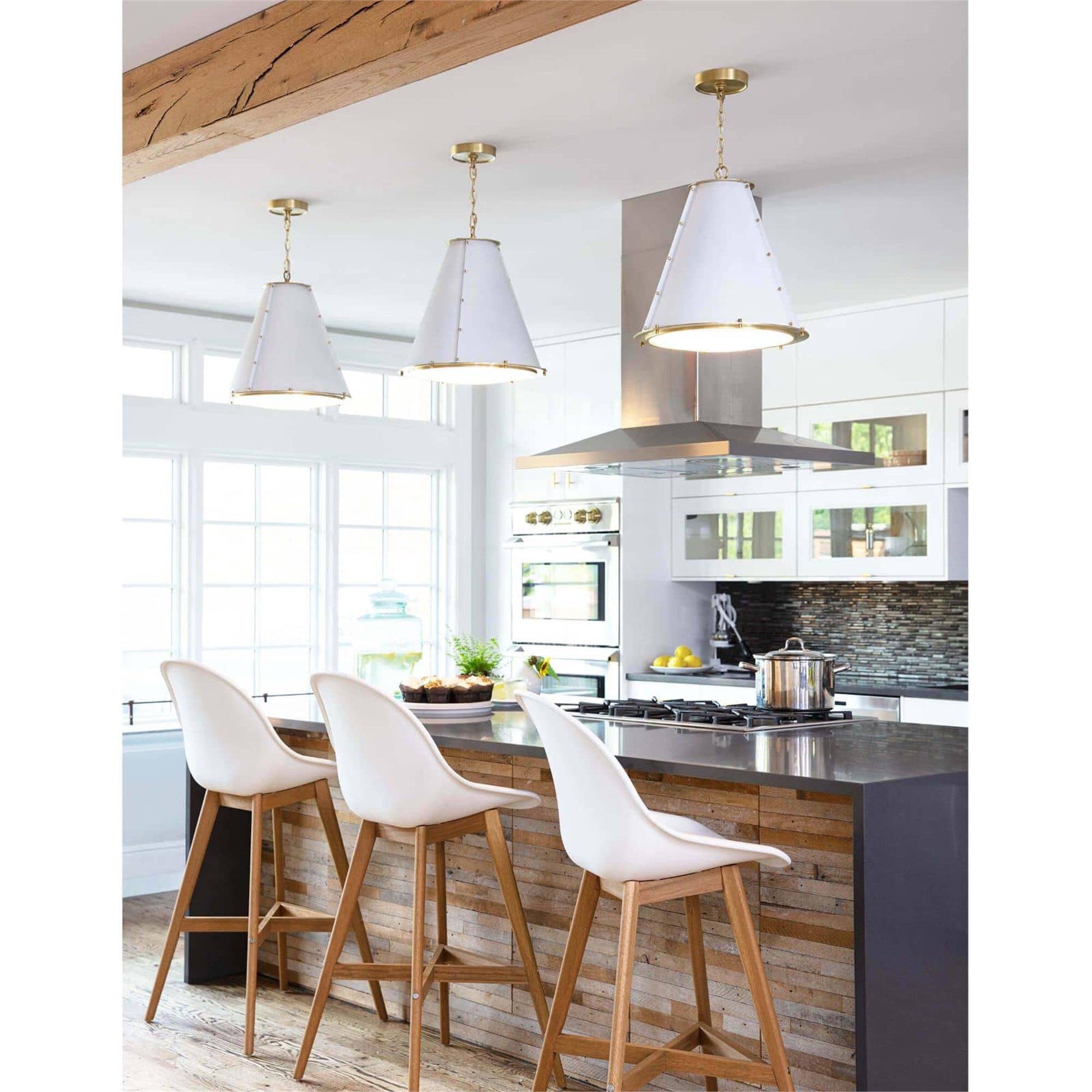 Shown in White finish
