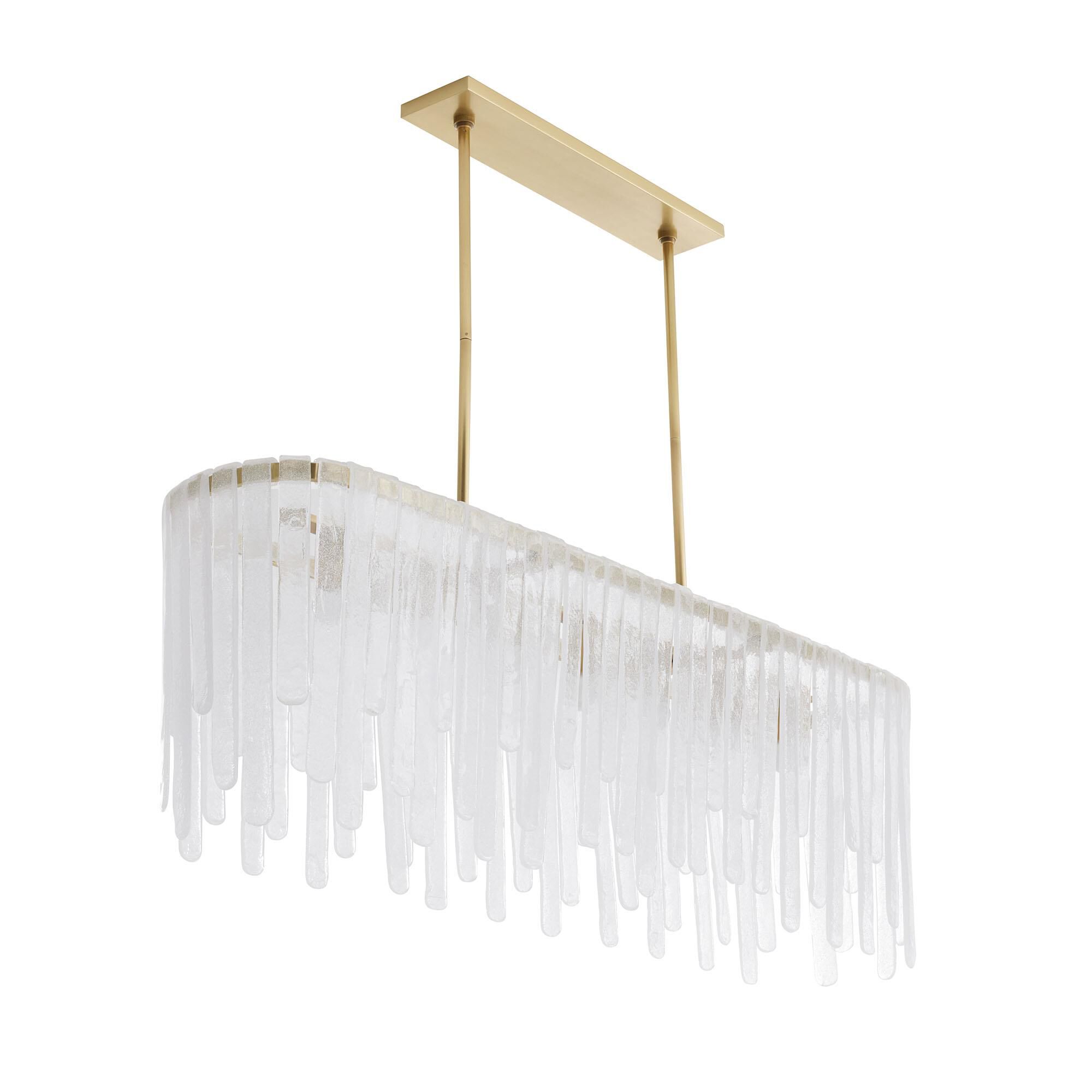 Leighton 51 Inch 7 Light Linear Suspension Light by Arteriors Home