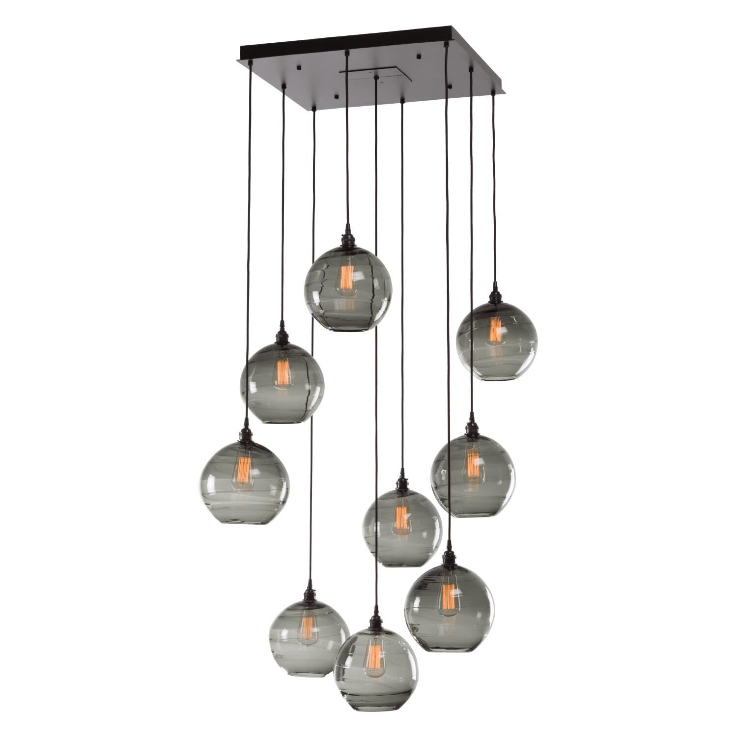 Terra 30 Inch 9 Light Multi Light Pendant by Hammerton Studio