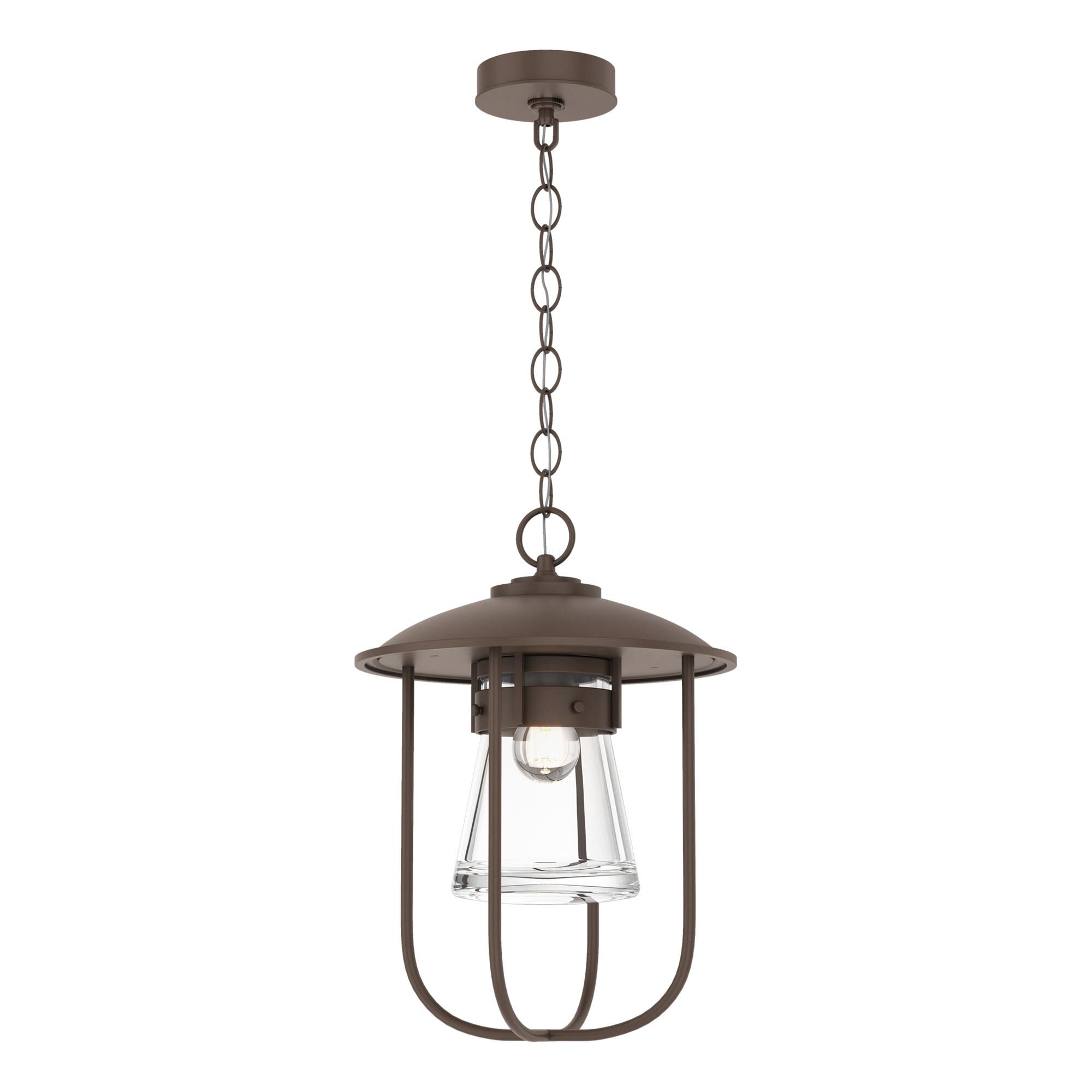Shown in Coastal Bronze finish and Clear  glass