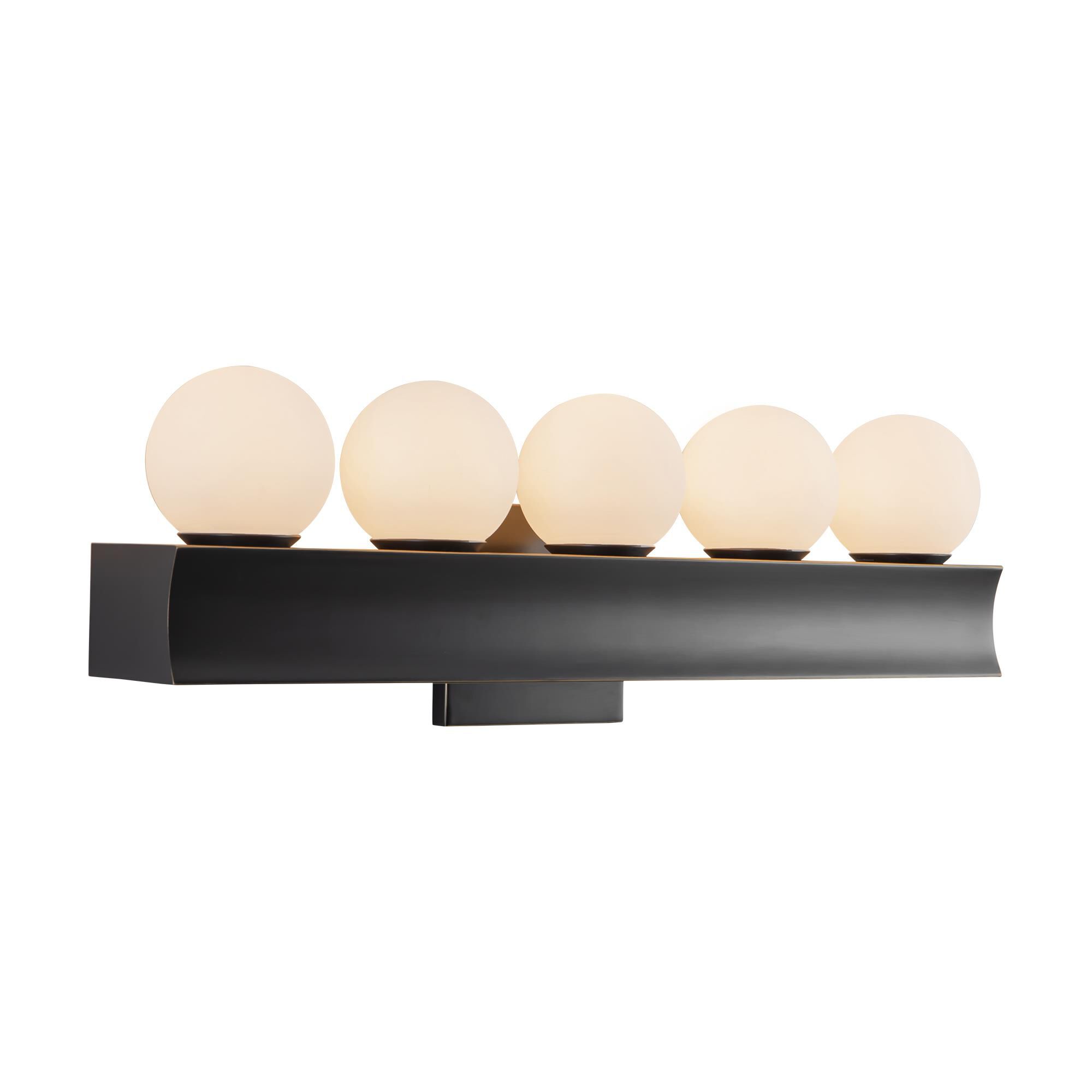 Shown in Urban Bronze finish and Opal glass