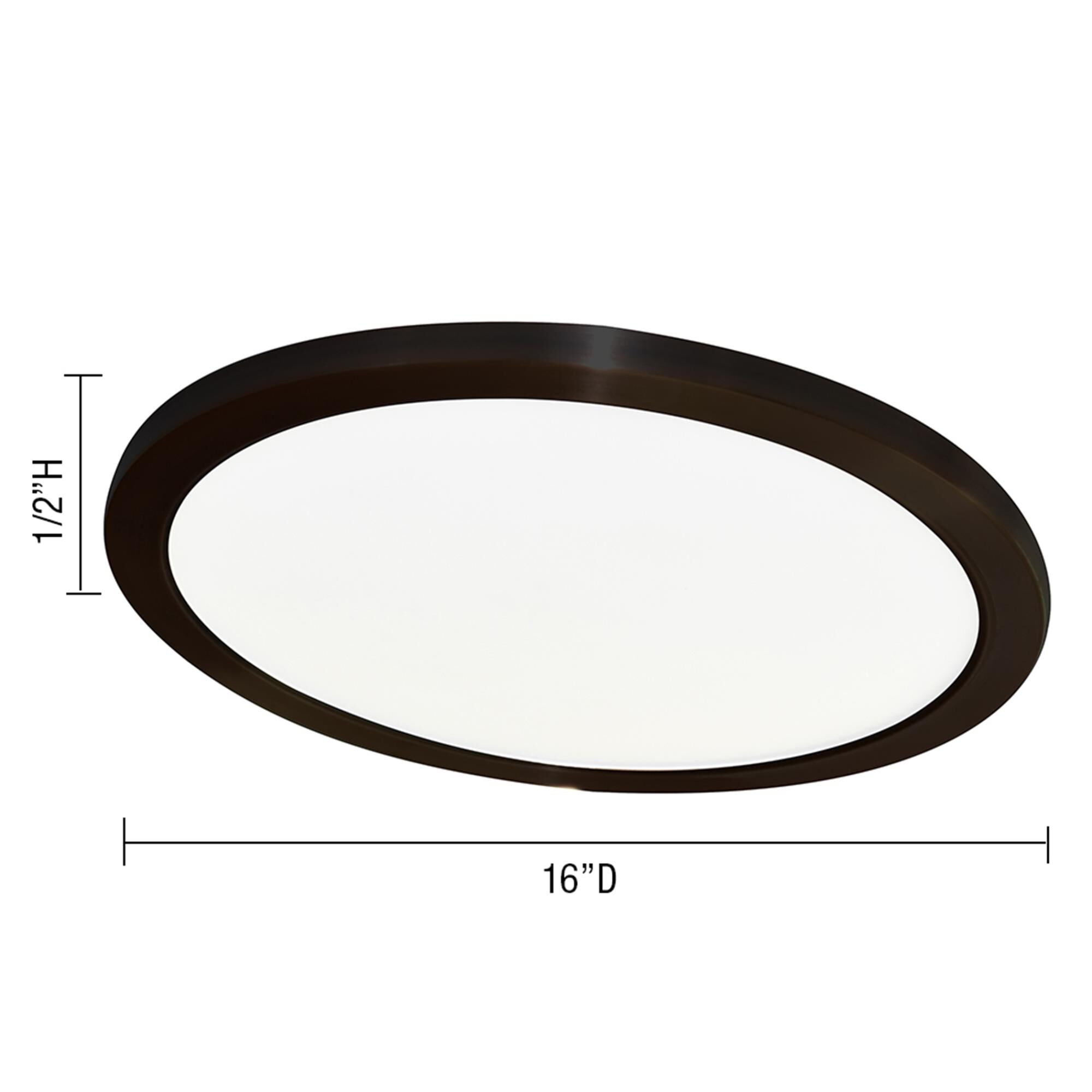 Eglo Trago 2 16 Inch 1 Light LED Flush Mount by Eglo Lighting
