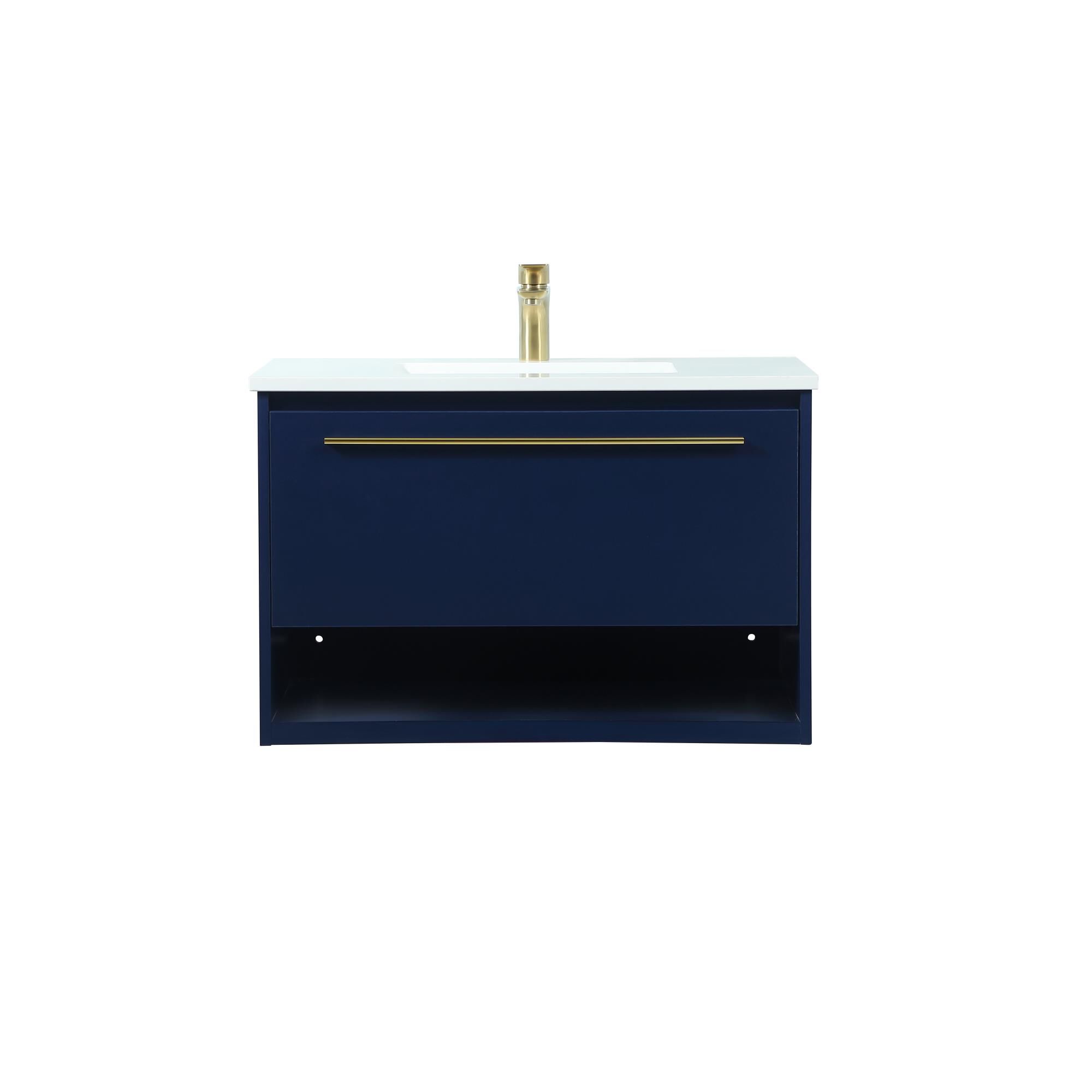 Shown in Blue finish