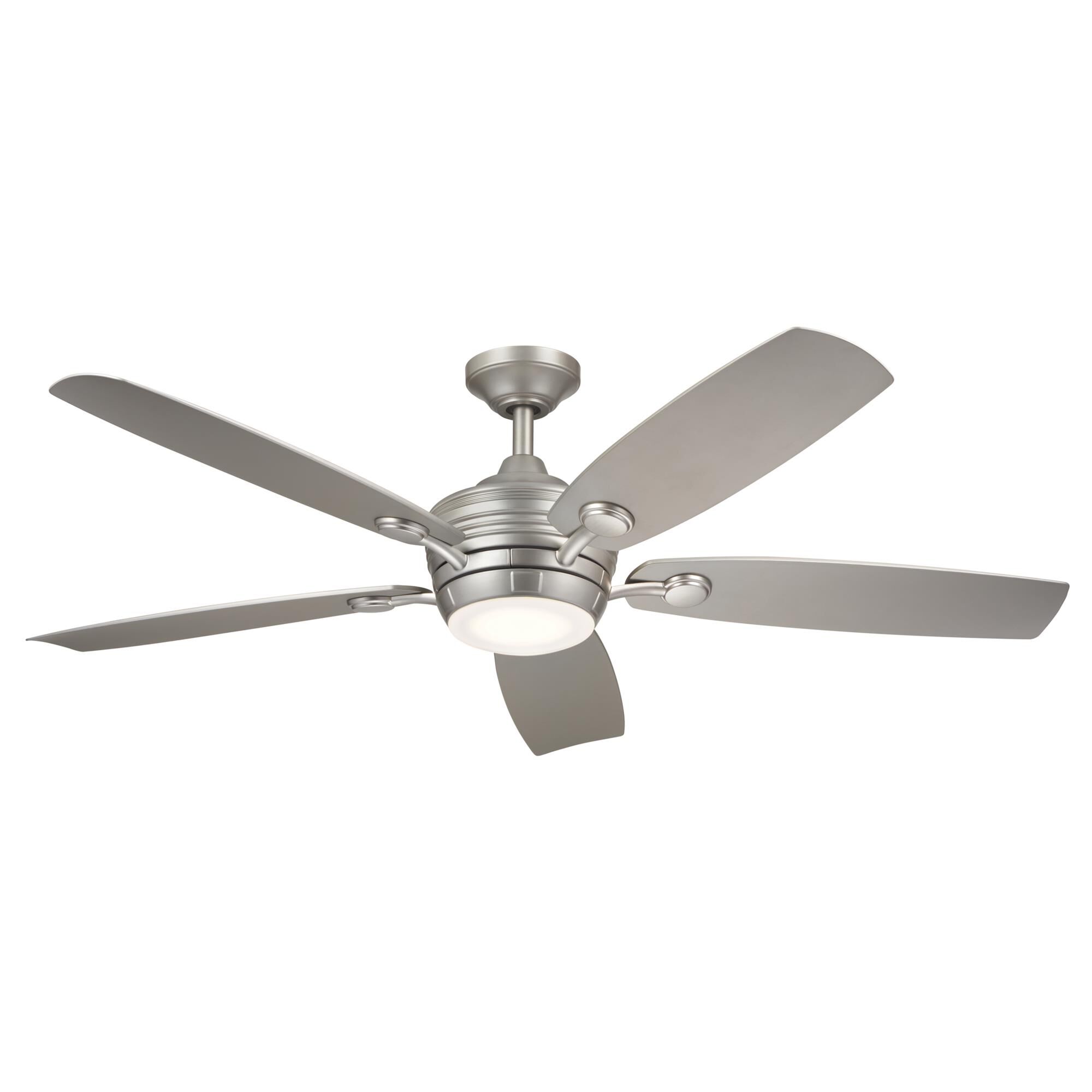 Shown in Brushed Nickel finish and Frosted glass