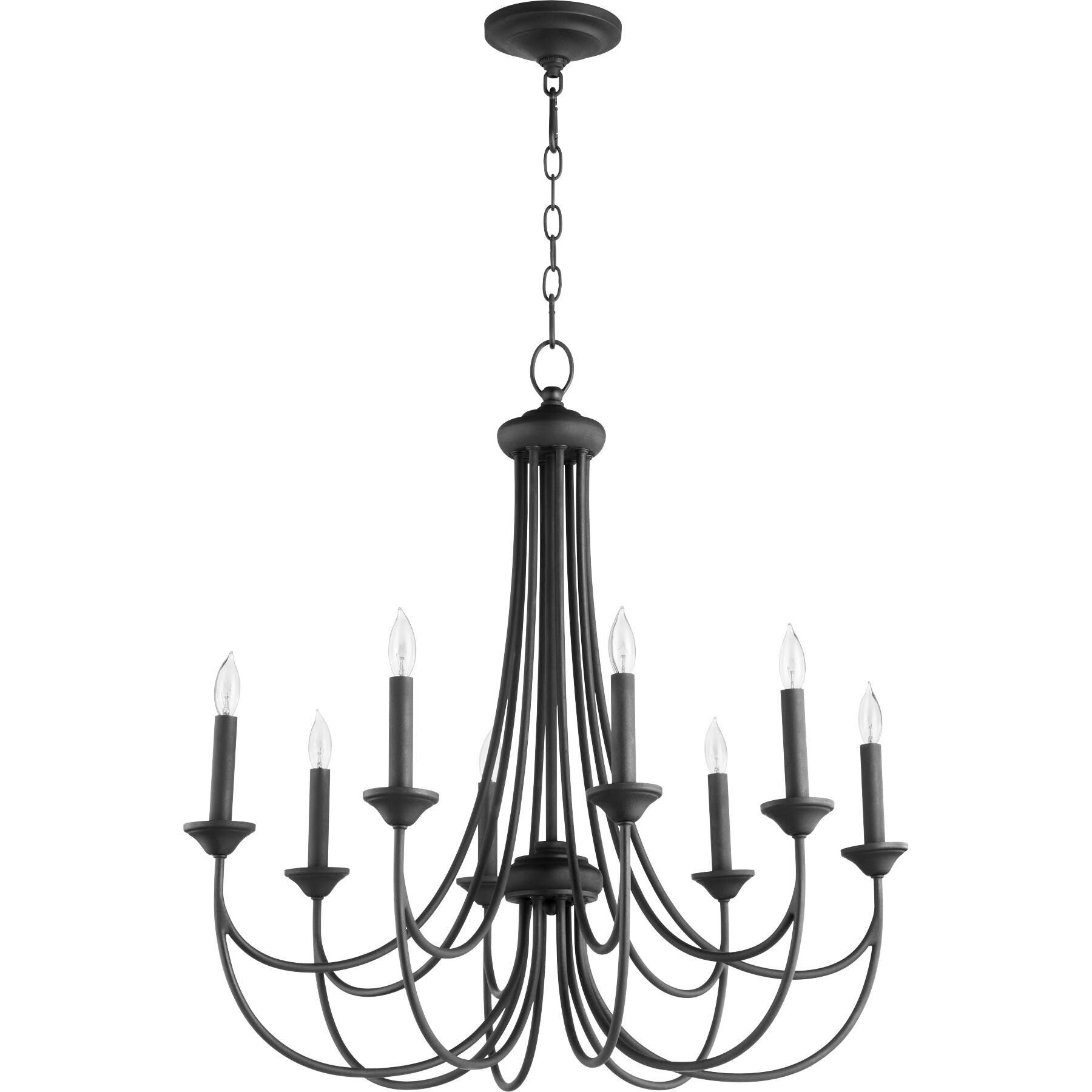 Brooks 28 Inch 8 Light Chandelier by Quorum International