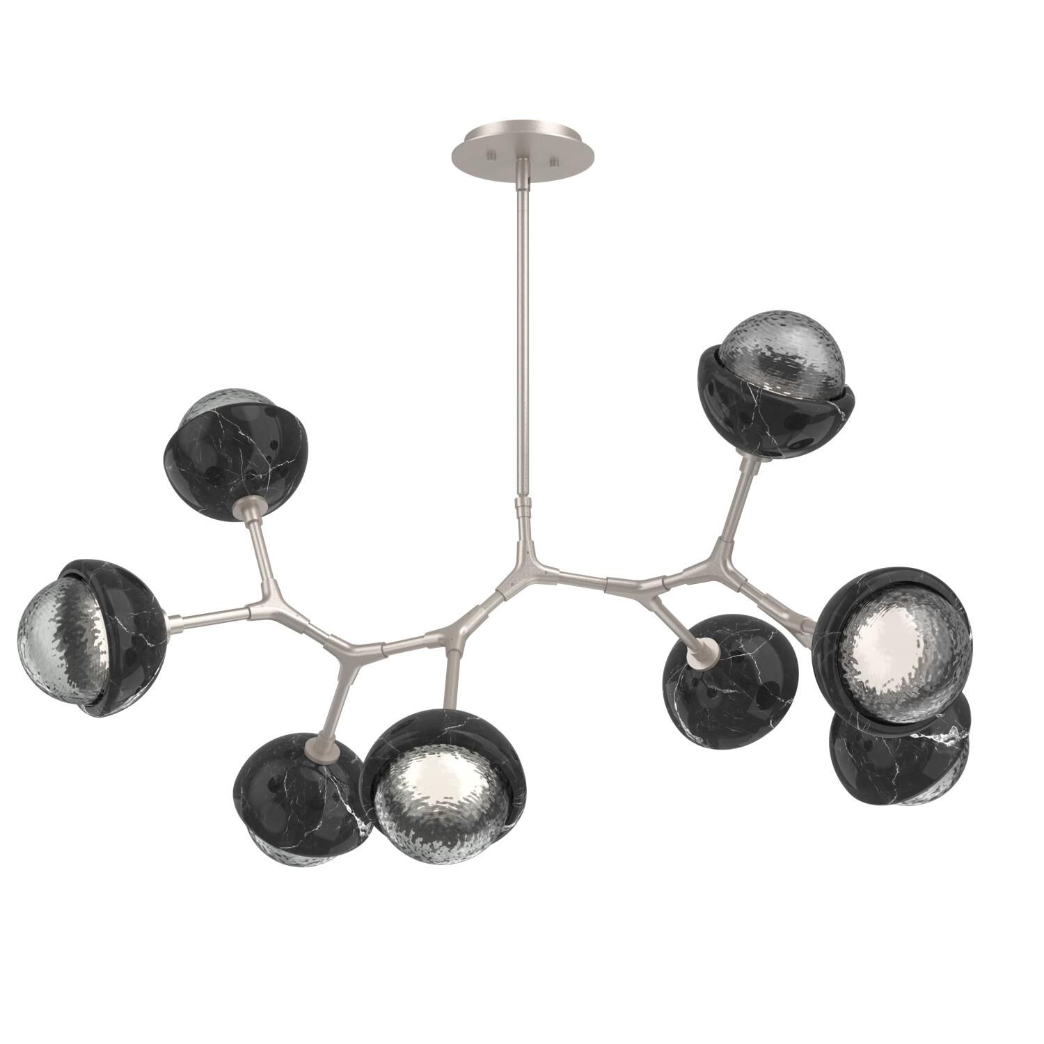 Levi Wilson Cabochon 38 Inch Linear Suspension Light by Hammerton Studio