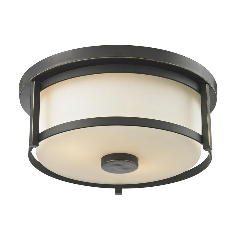 Savannah 11 Inch 2 Light Flush Mount by Z-Lite
