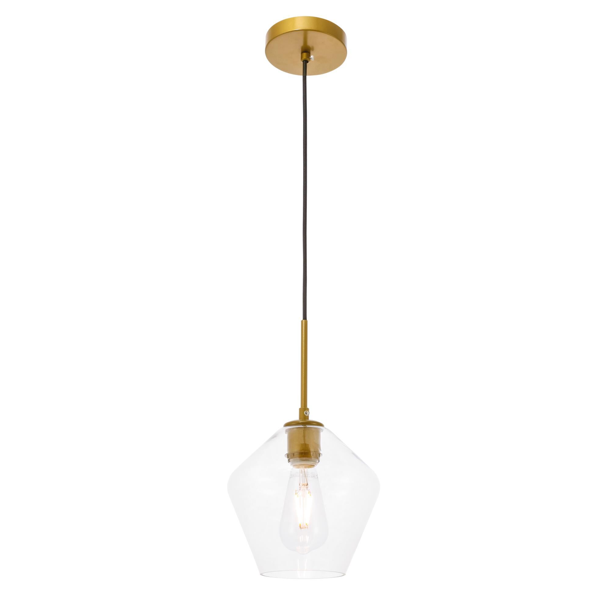 Gene 8 Inch Mini Pendant by Elegant Lighting