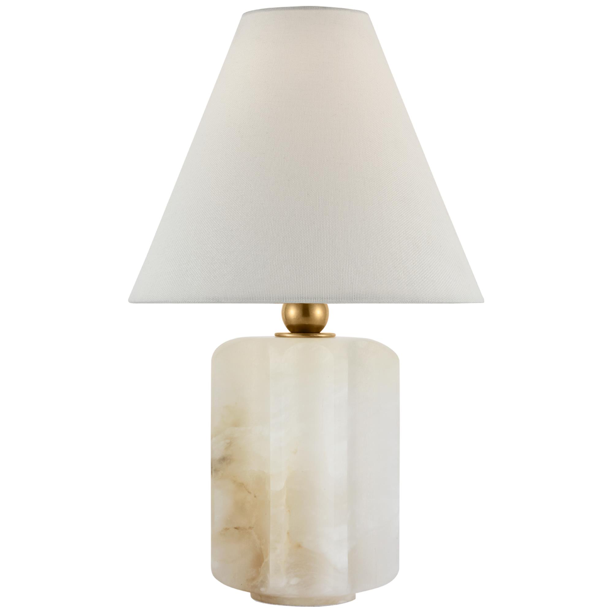 Shown in Alabaster and Hand-Rubbed Antique Brass finish