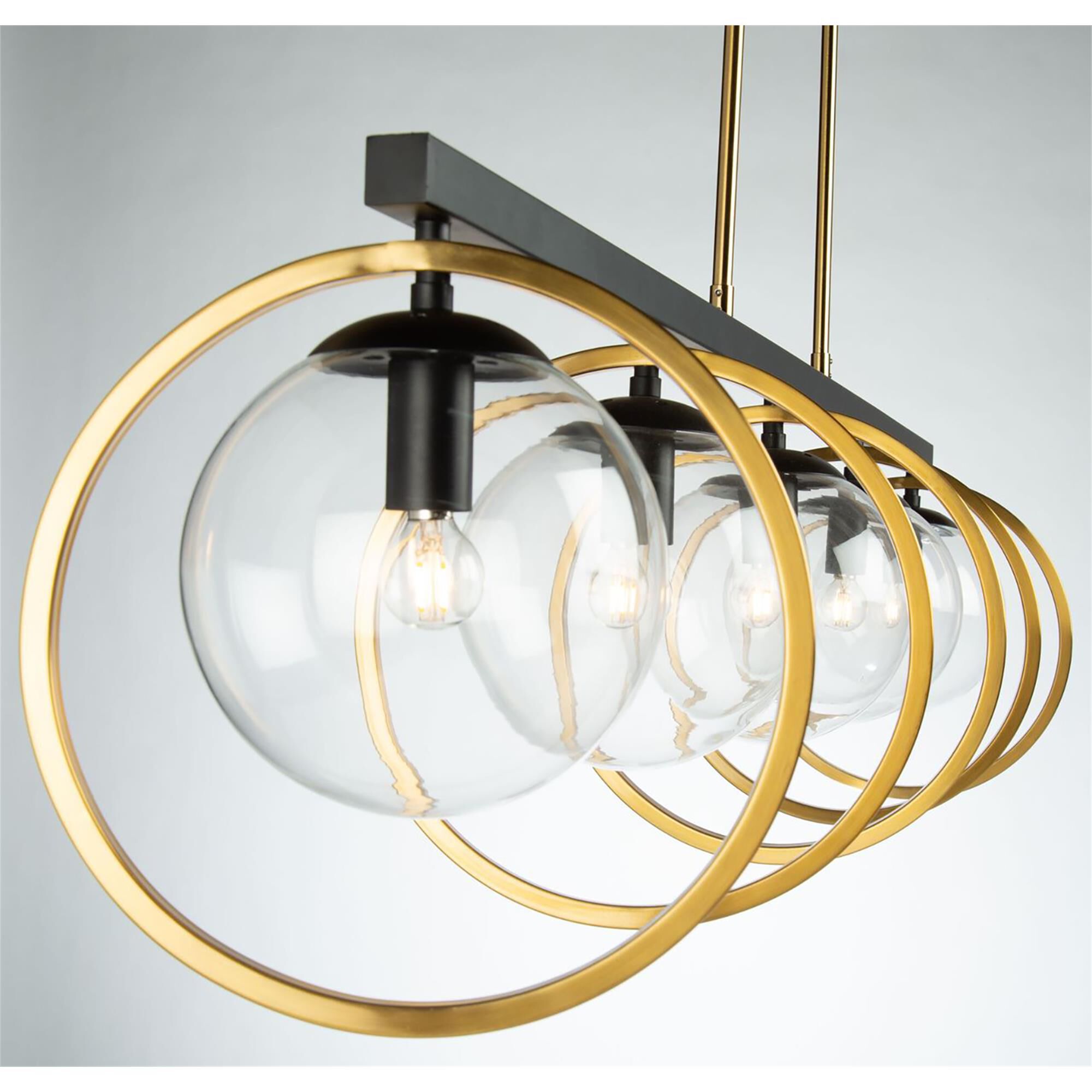 Lugano 44 Inch 5 Light Linear Suspension Light,
