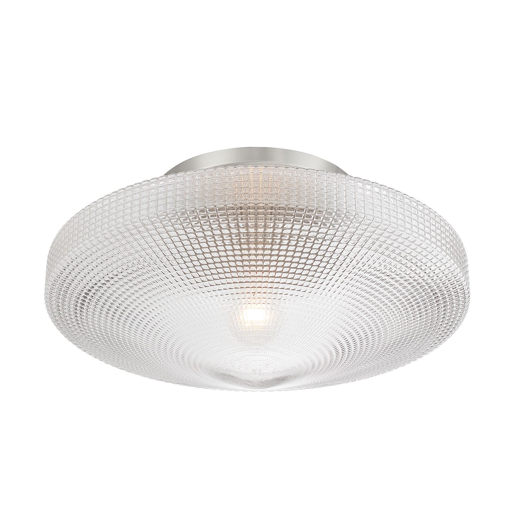 Shown in Satin Nickel finish and Clear Textured Matrix glass