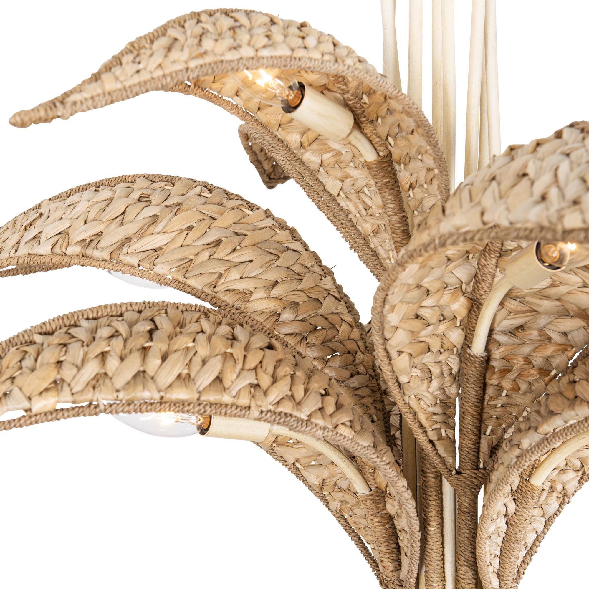 Ron Henderson Century Palm 38 Inch Chandelier by Varaluz