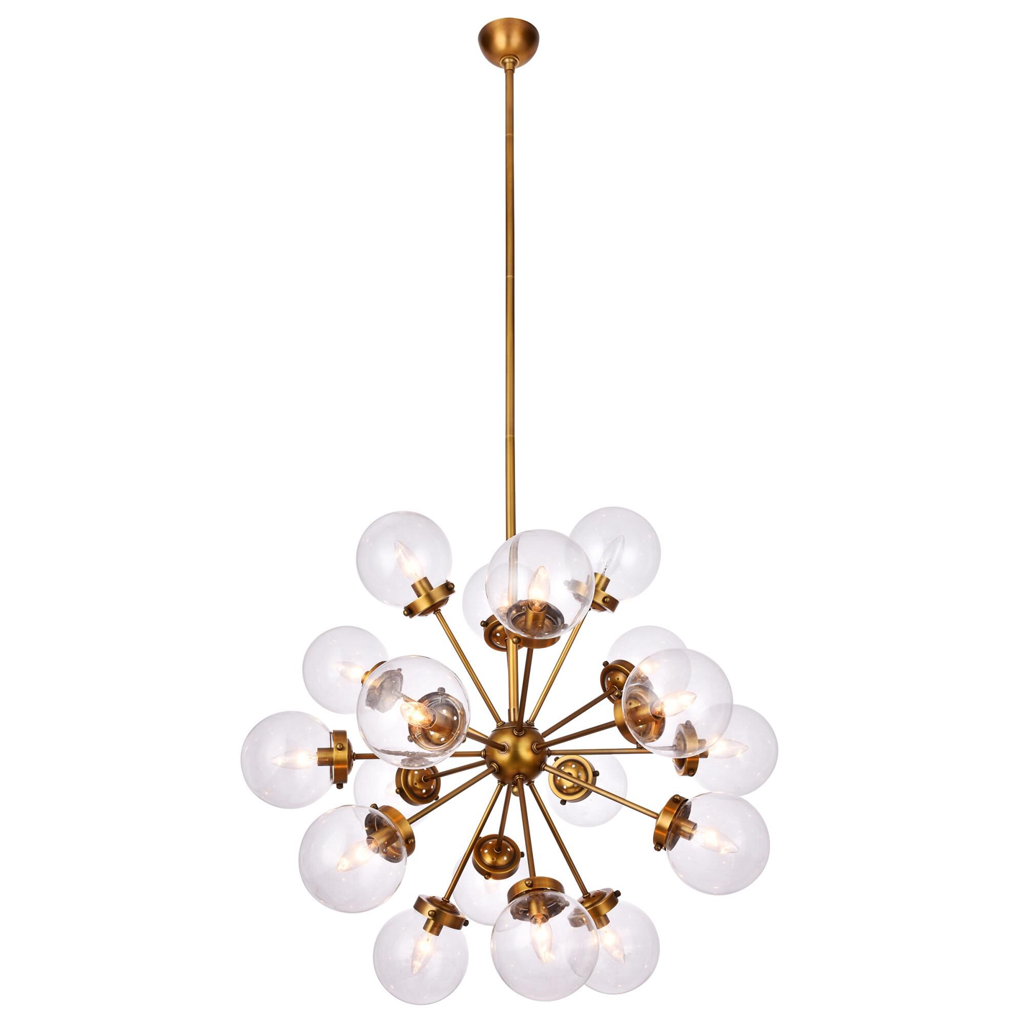 Landon 26 Inch Large Pendant by Harp and Finial