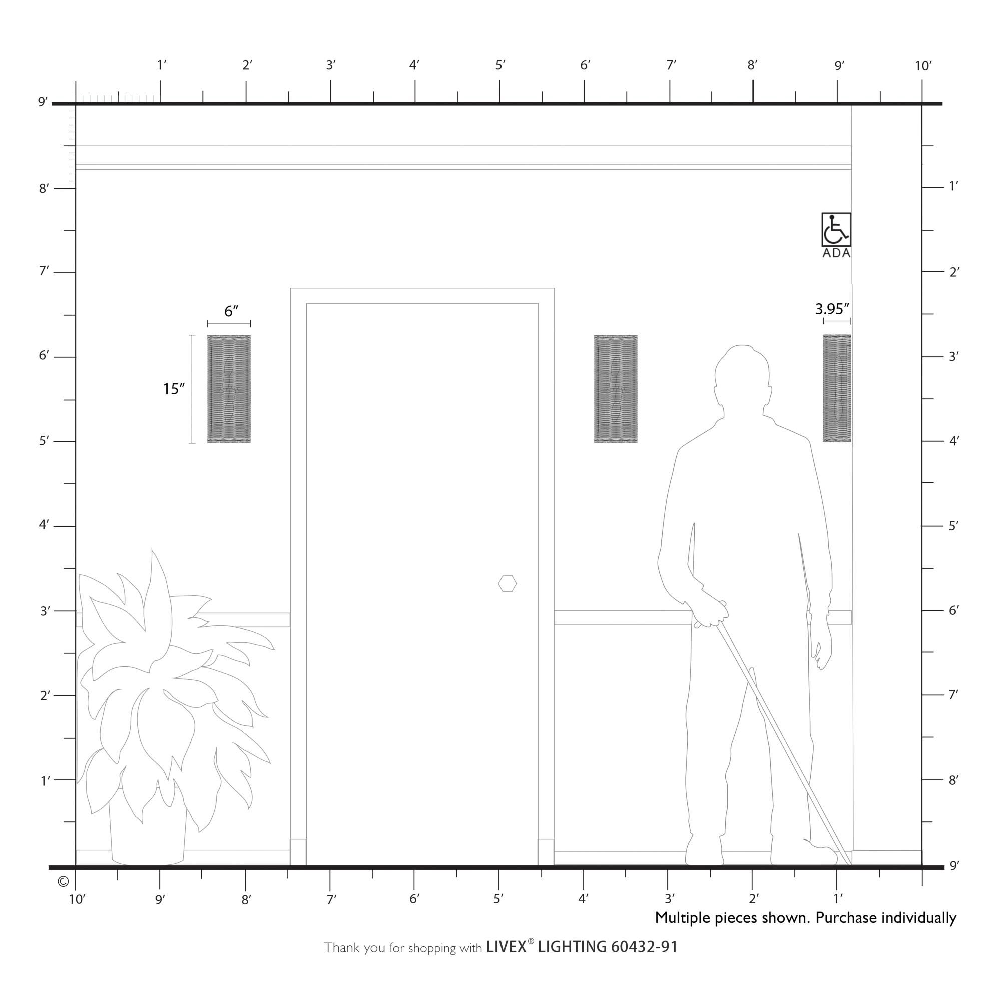 Shown in Brushed Nickel finish and Hand-Woven Charred Gray Color Rattan shade