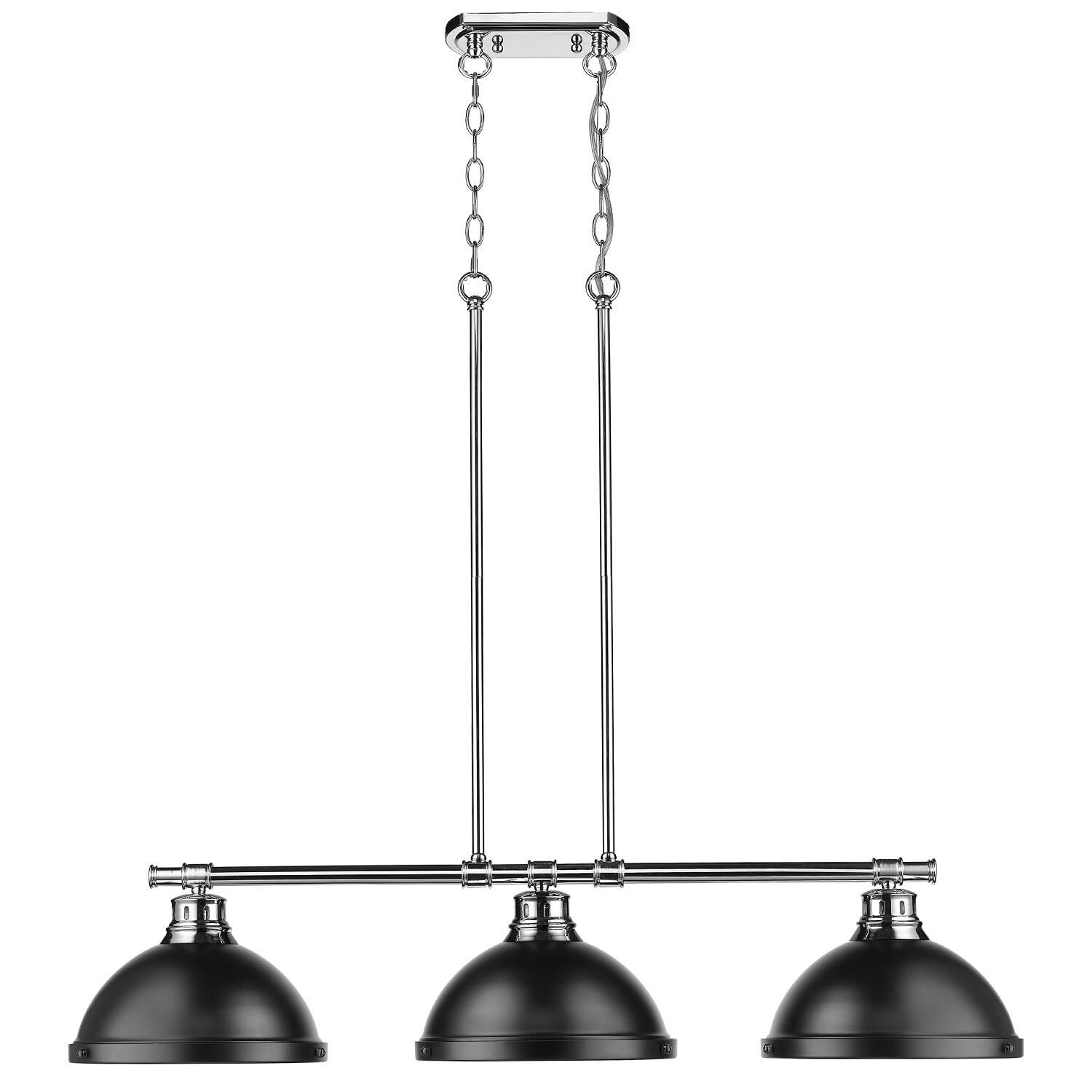 Shown in Matte Black finish and Matte Black shade