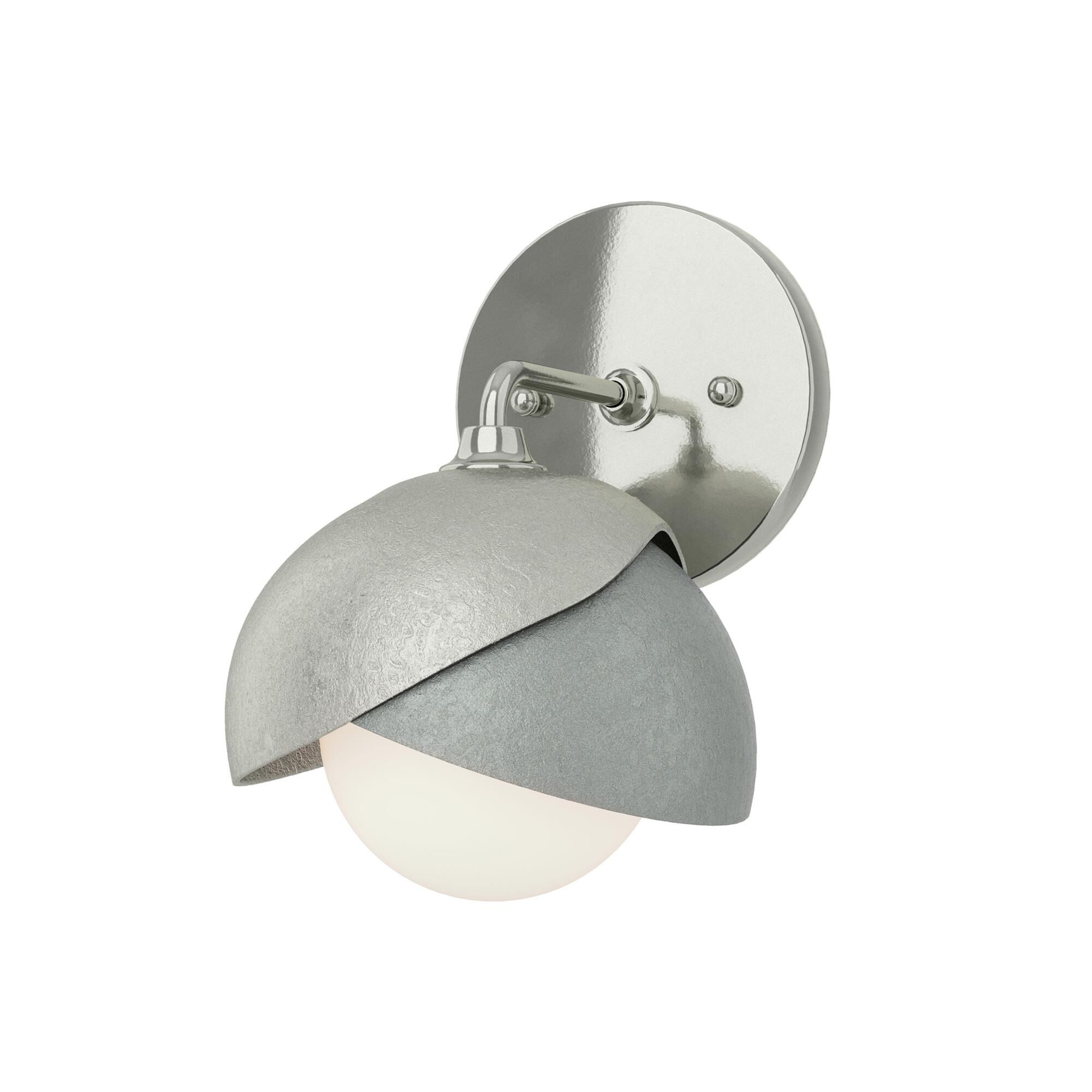 Shown in Sterling finish and Opal glass and Vintage Platinum (82) accent