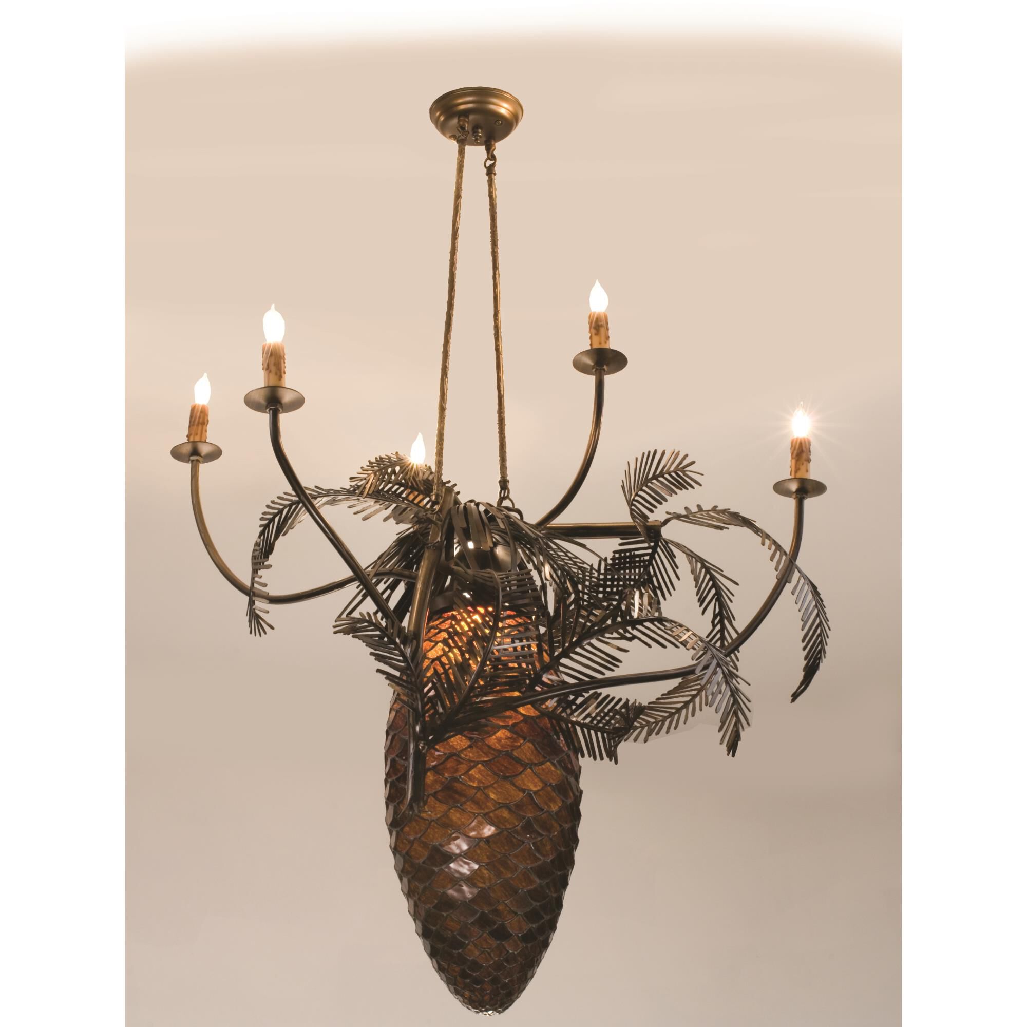 Pinecone 29 Inch Large Pendant by Meyda Lighting