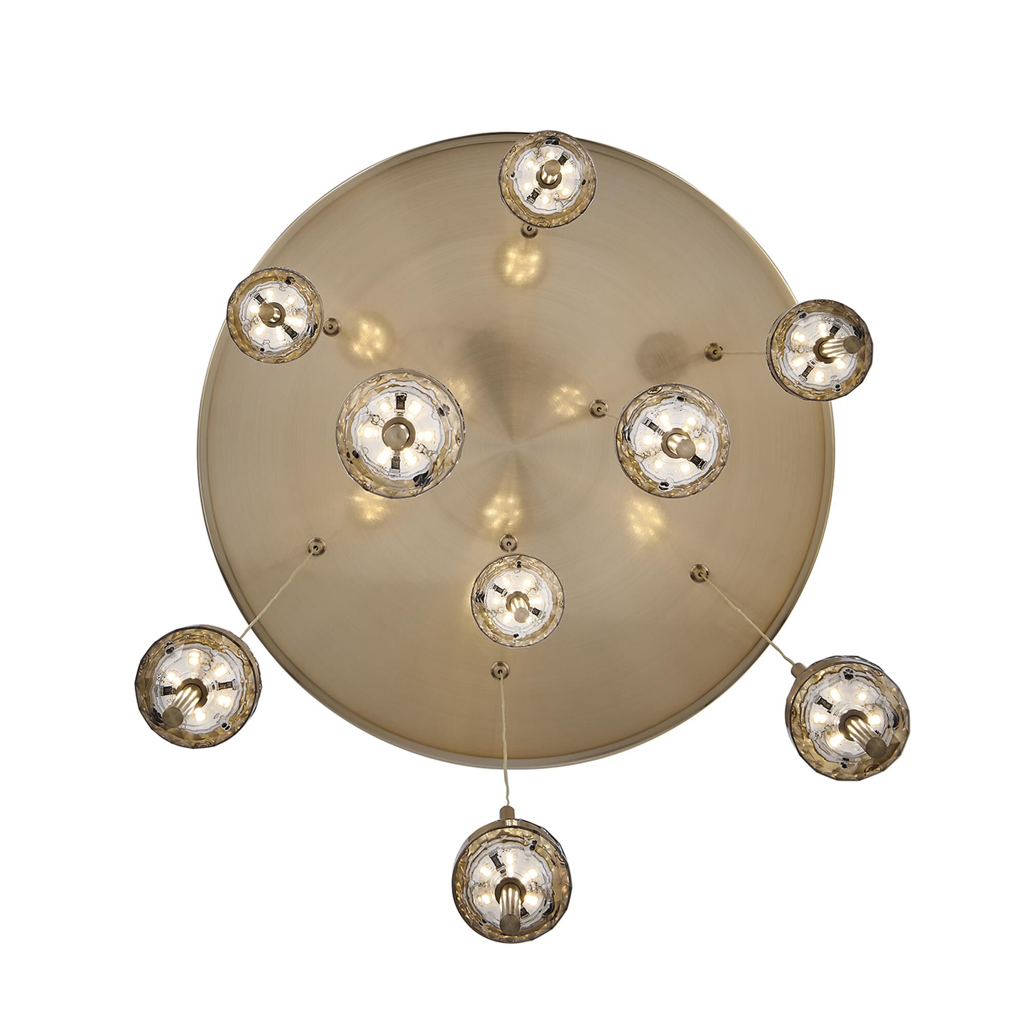 Shown in Winter Brass finish and Firenze Clear crystal