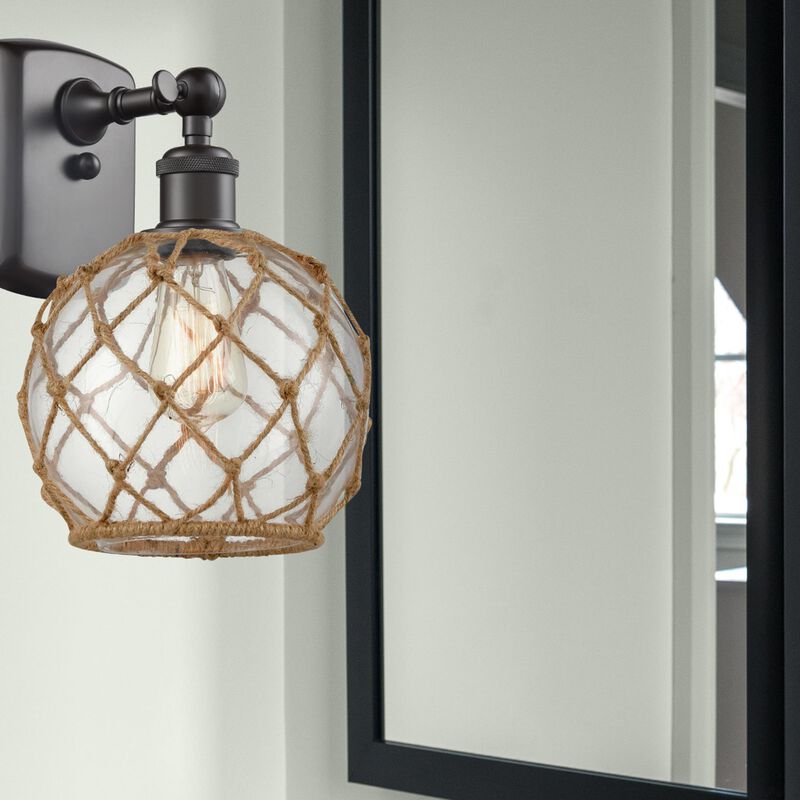 Bruno Marashlian Farmhouse Rope 13 Inch Wall Sconce by Innovations Lighting