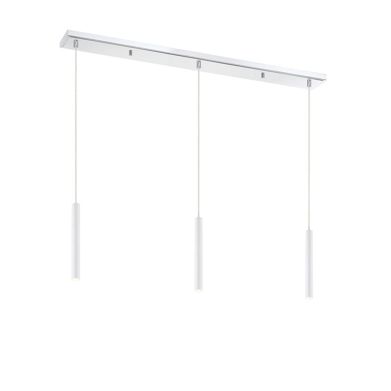 Forest 46 Inch 3 Light LED Linear Suspension Light by Z-Lite