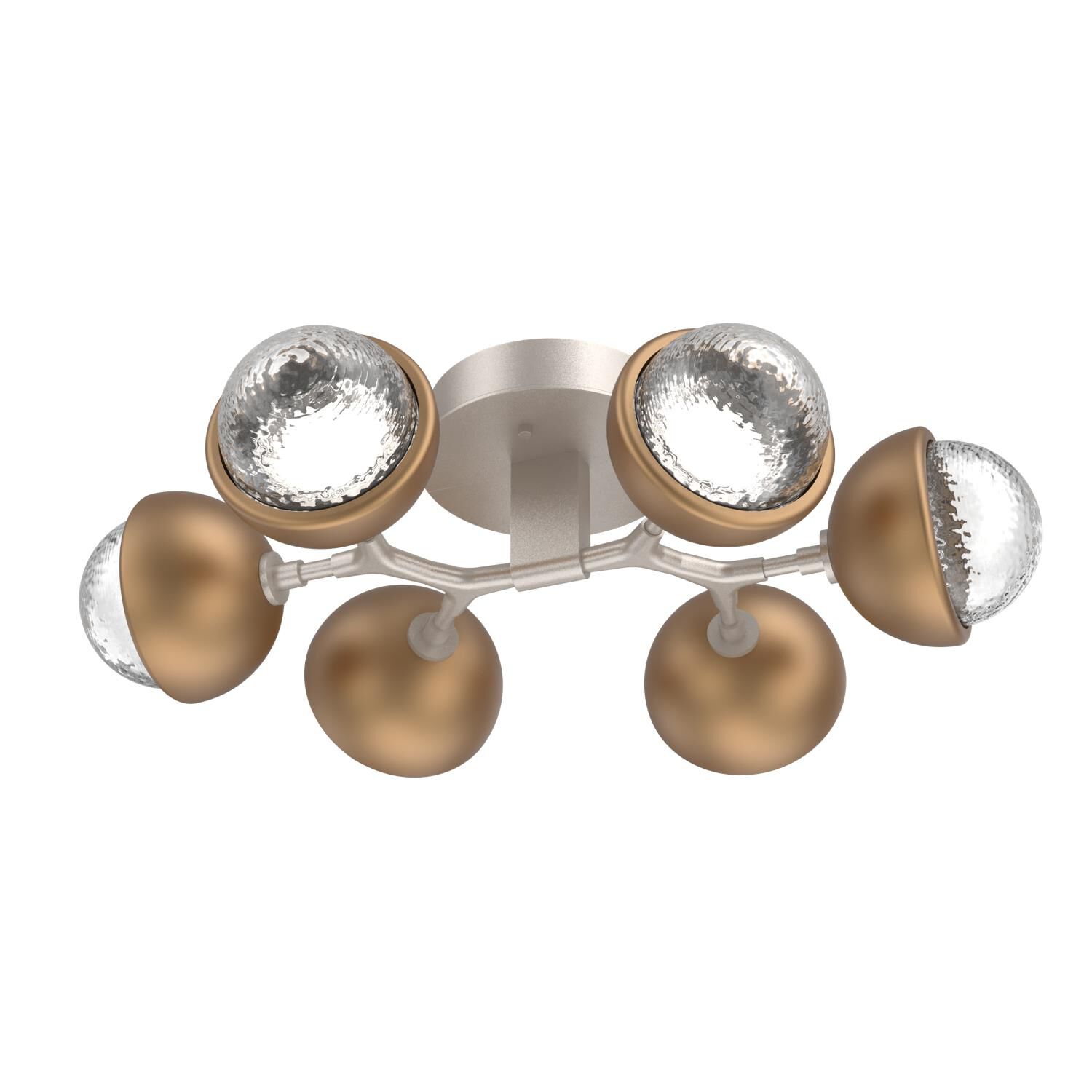 Levi Wilson Cabochon 27 Inch Flush Mount by Hammerton Studio