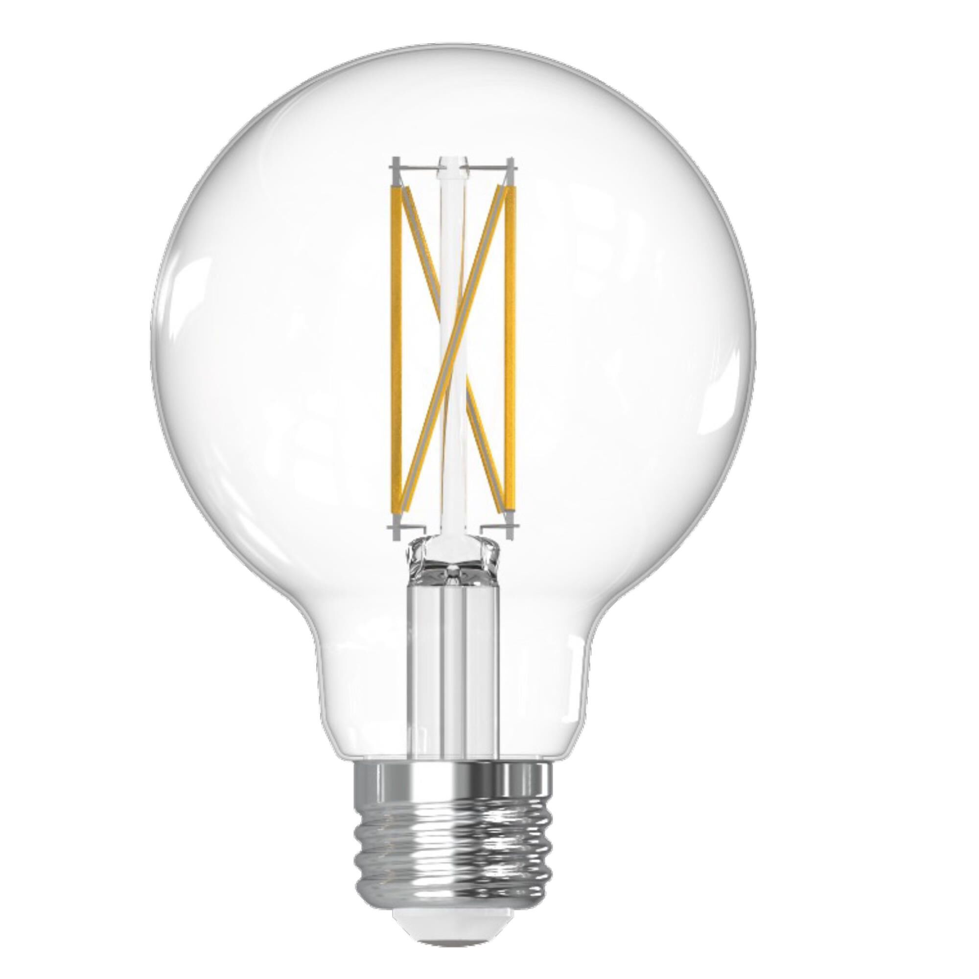 Medium Base E26 G25 2700K LED Light Bulb,