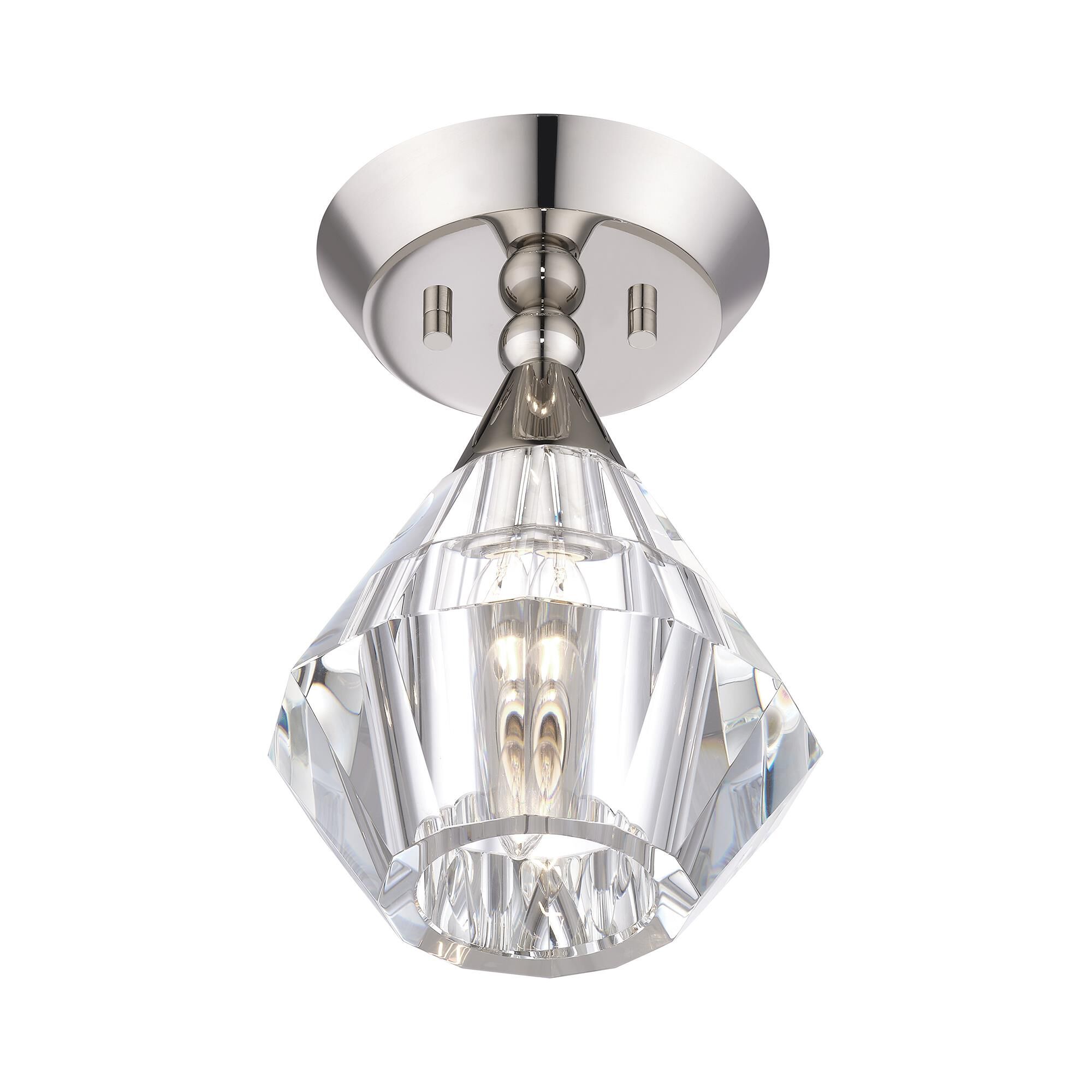Brussels 1 Light Semi Flush Mount by Livex Lighting