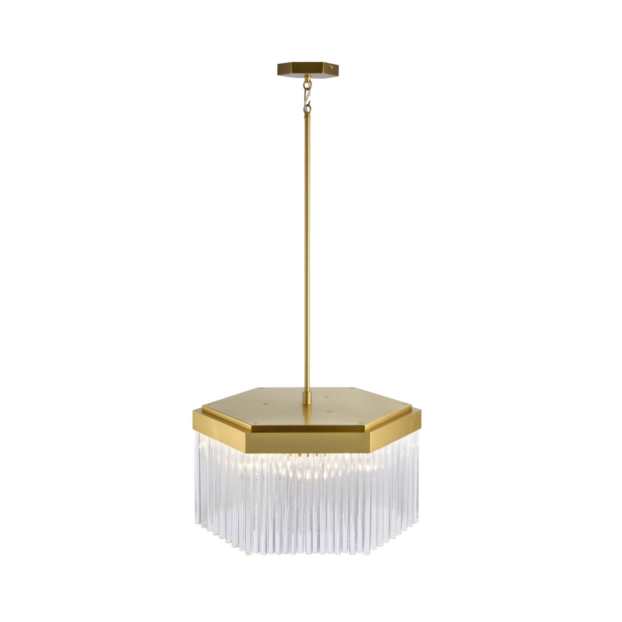Shown in Brushed Brass finish