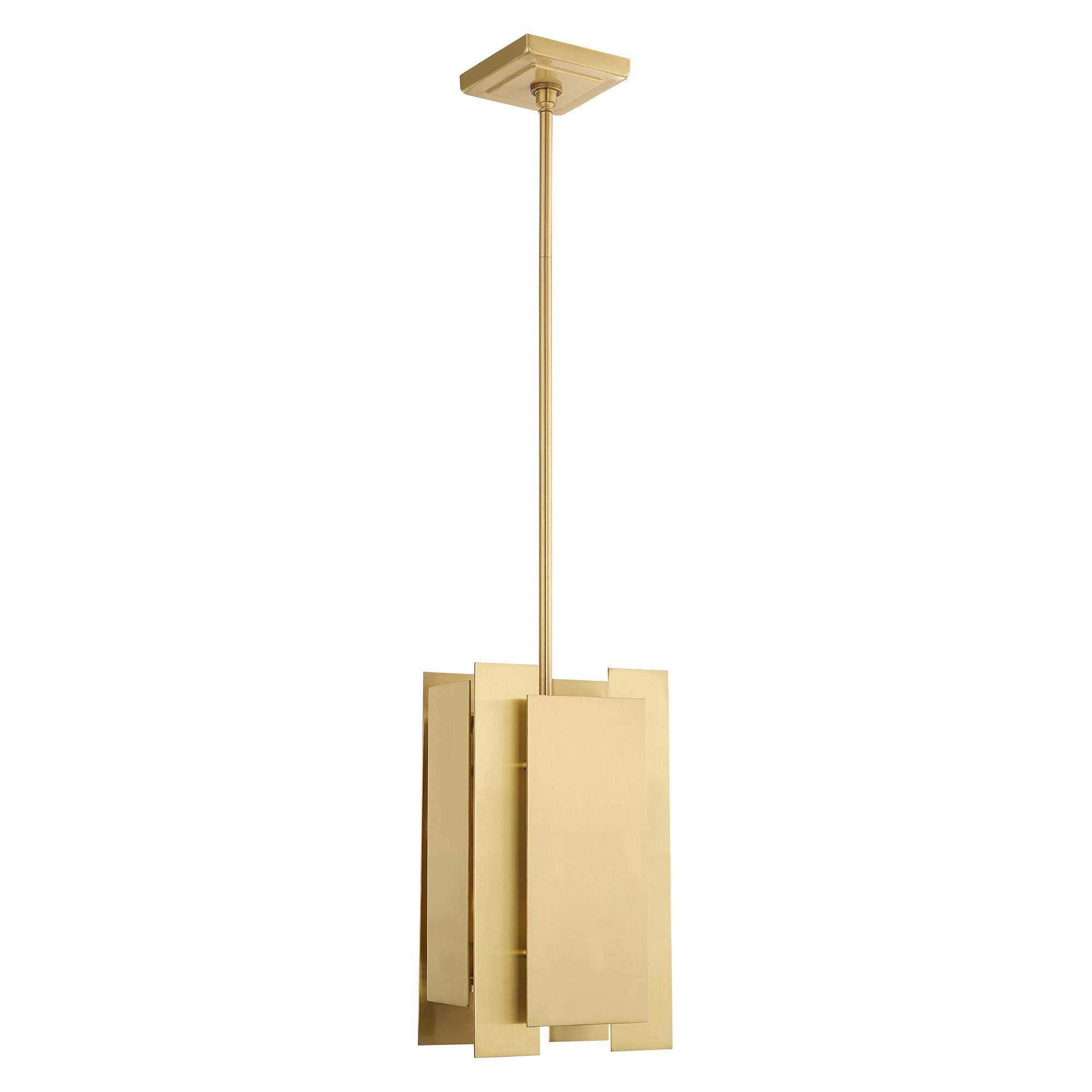 Shown in Satin Brass finish and Satin Brass Solid Brass shade