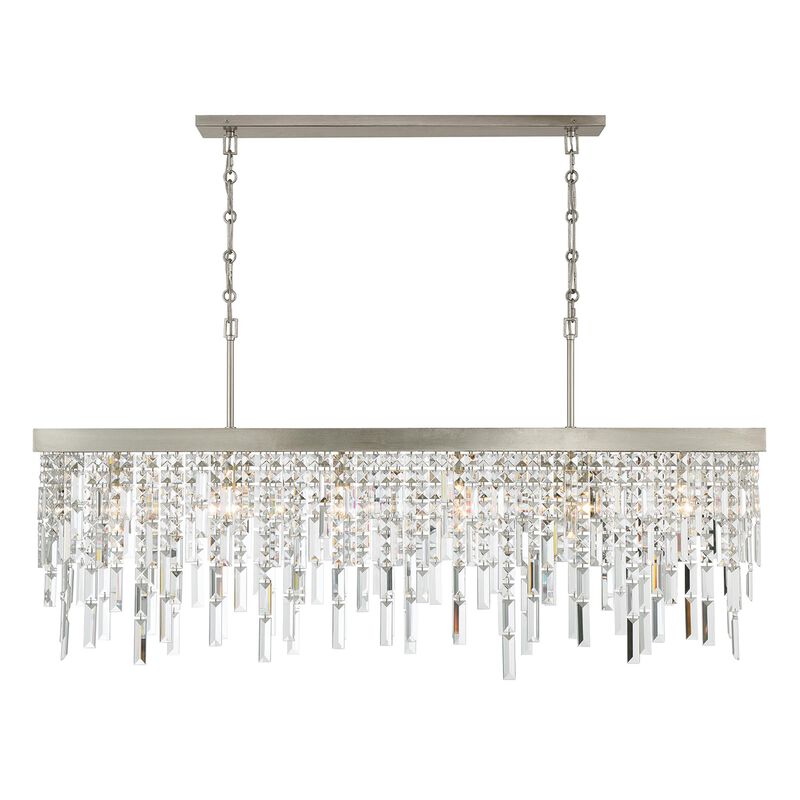 Winfield Medium Linear Chandelier by Crystorama