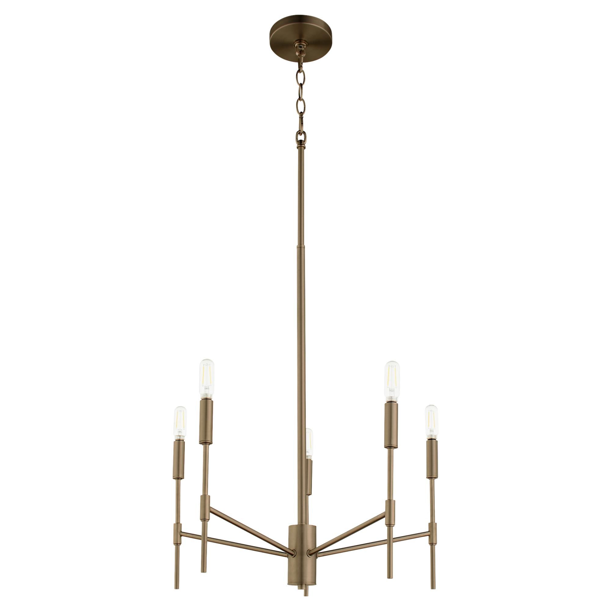 Hamilton 23 Inch 5 Light Chandelier by Quorum International