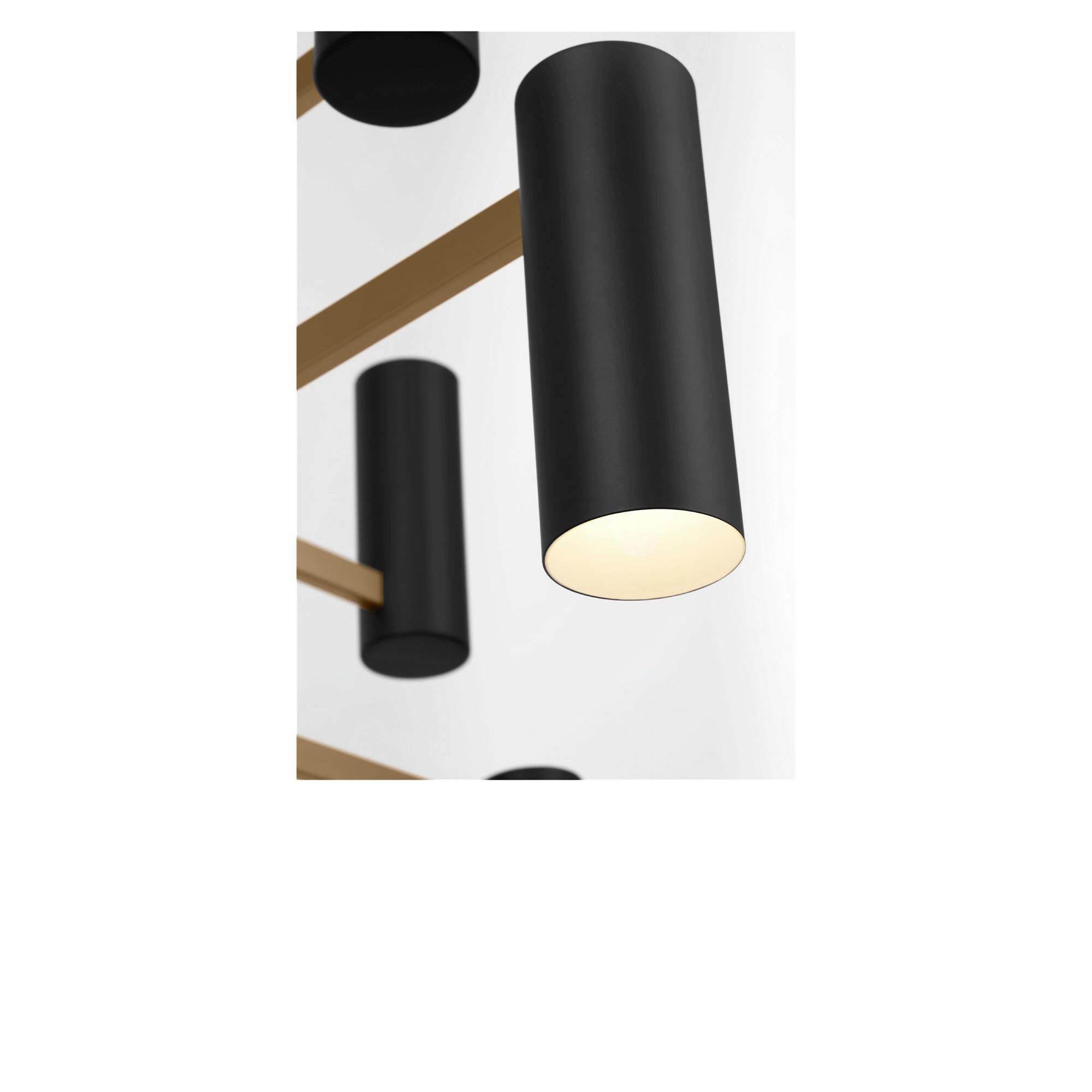 Shown in Satin Brass finish and Metal shade