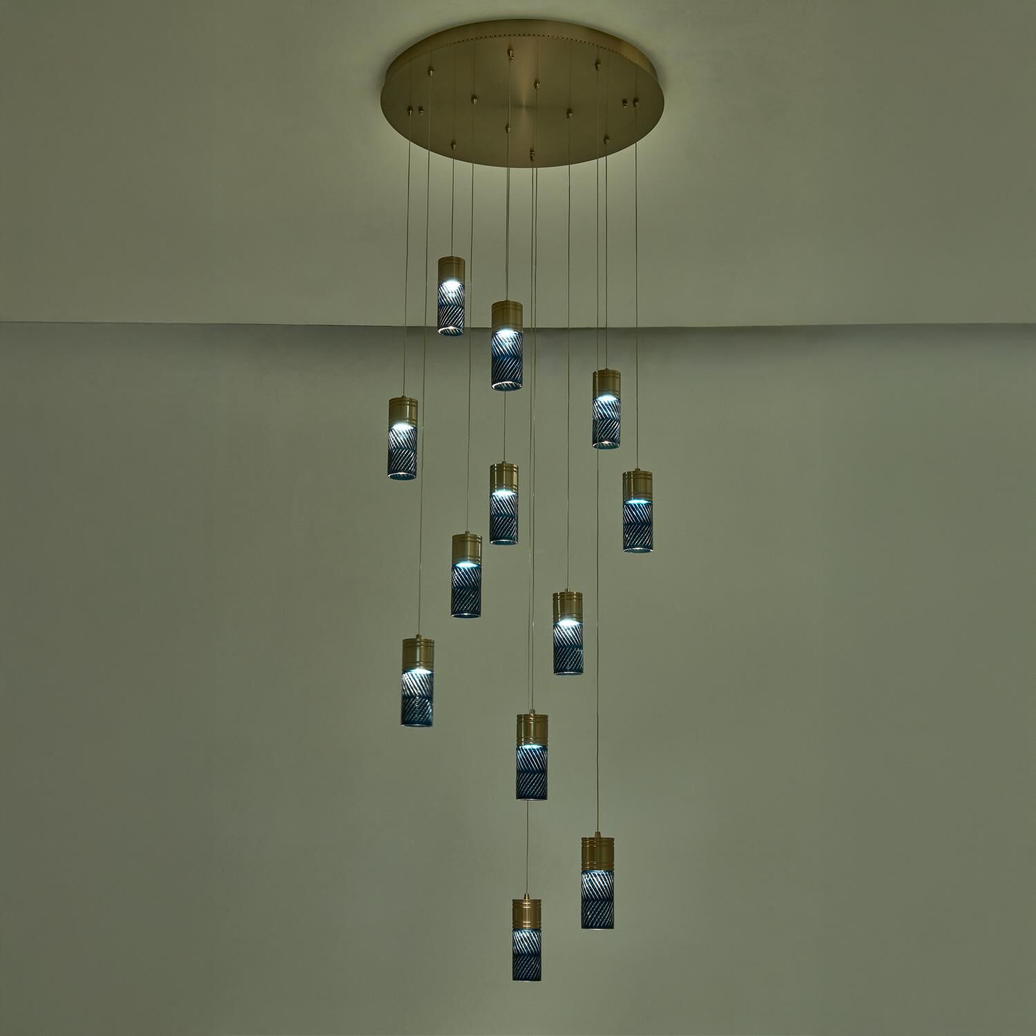 Kiriko 30 Inch Multi Light Pendant by Kalco Lighting