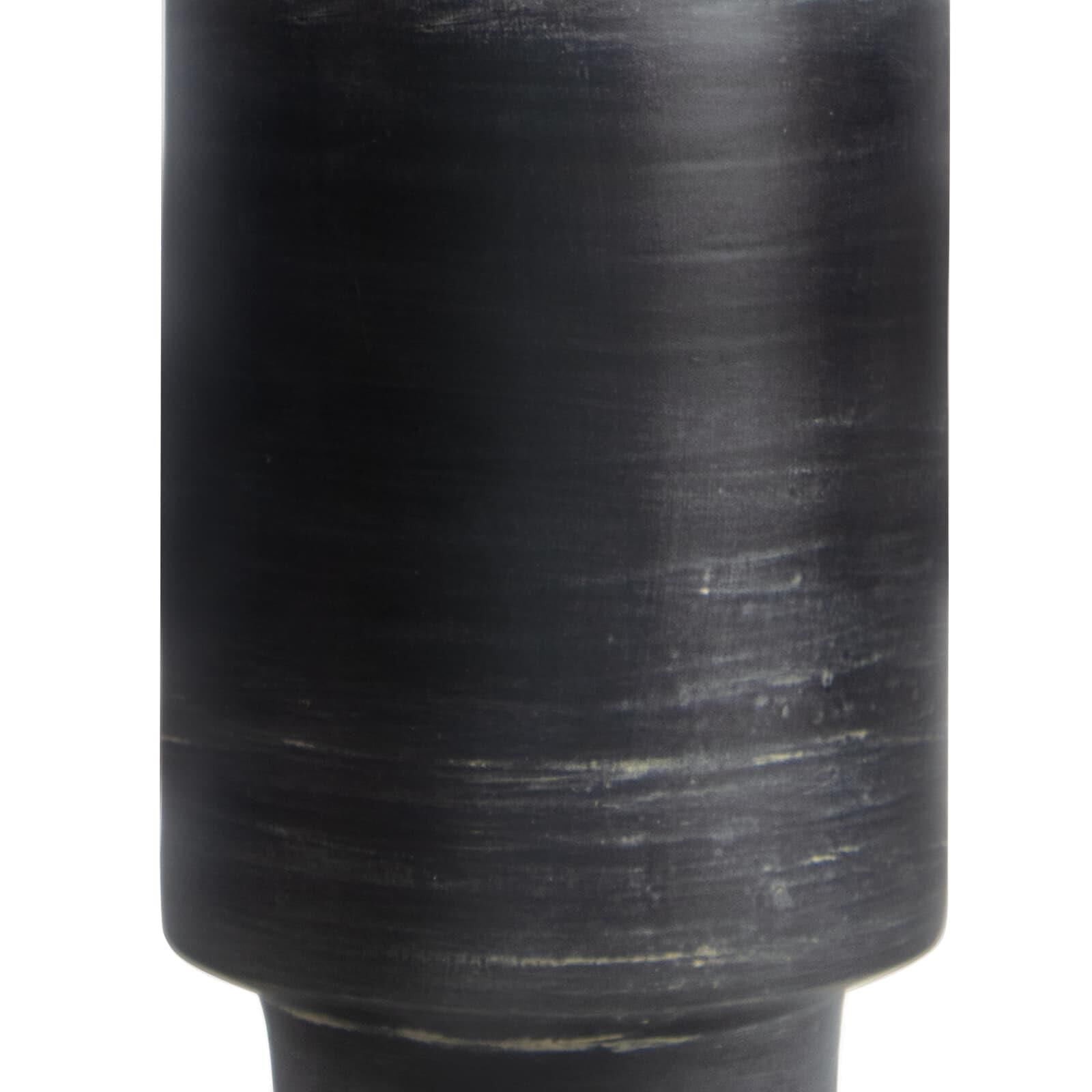 Shown in Ebony finish and Linen shade