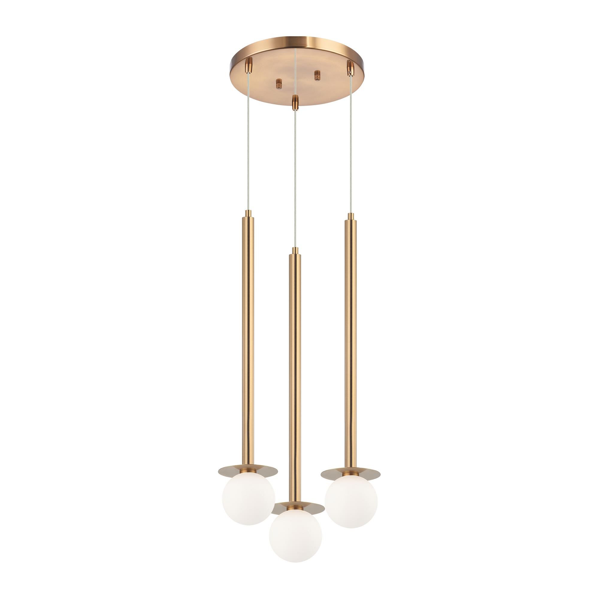Reigndrop 3 Light LED Multi Light Pendant by Matteo Lighting