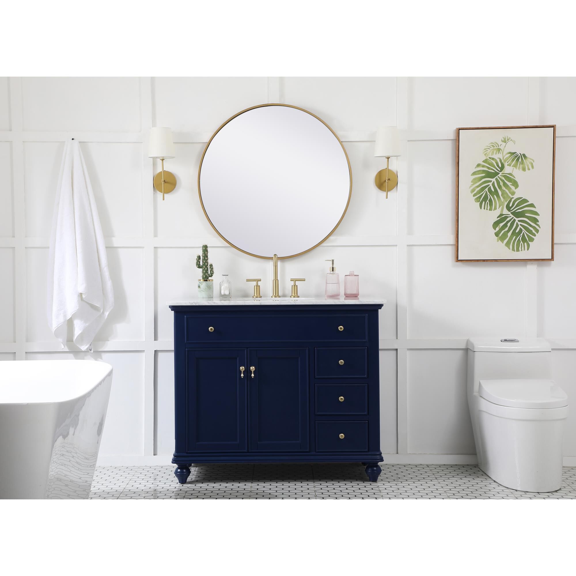 Shown in Blue finish