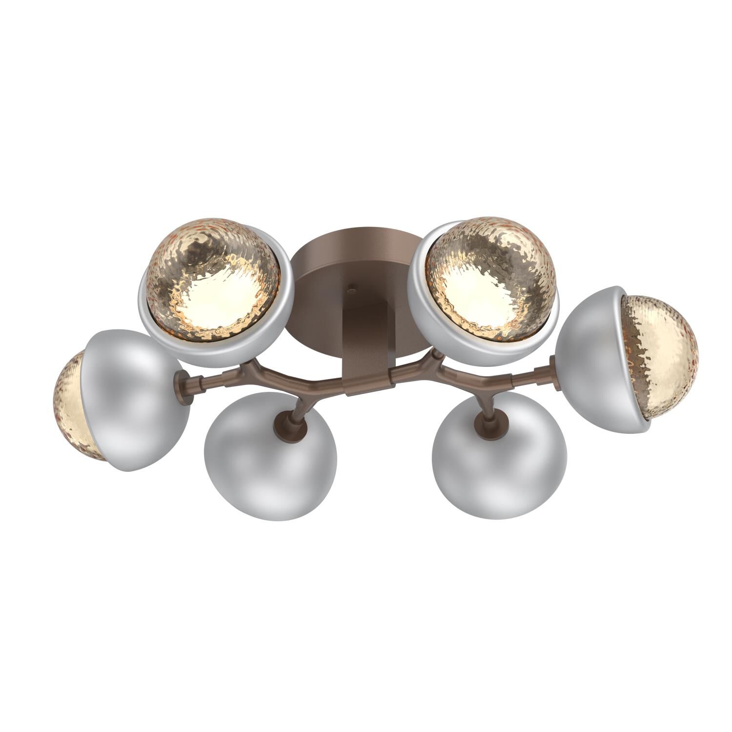 Levi Wilson Cabochon 27 Inch Flush Mount by Hammerton Studio