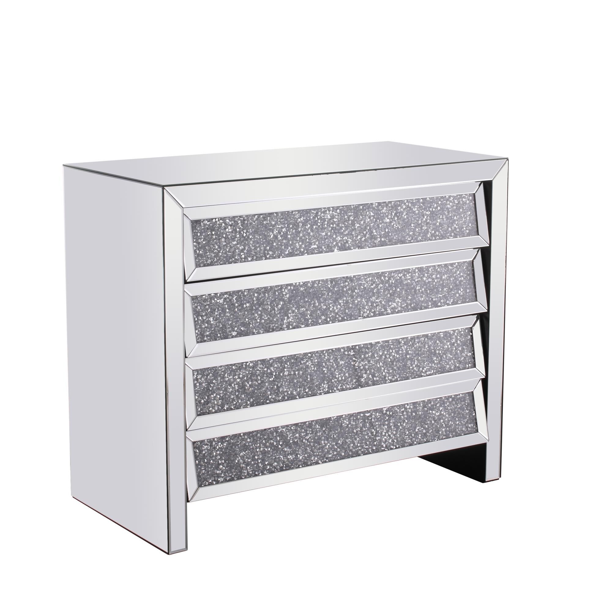 Shown in Clear Mirror finish and Royal Cut - Silver crystal