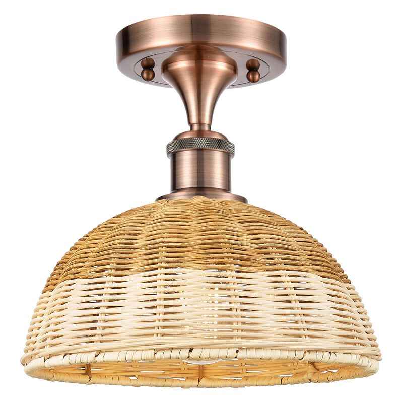 Bruno Marashlian Bristol Natural II 9 Inch Semi Flush Mount by Innovations Lighting