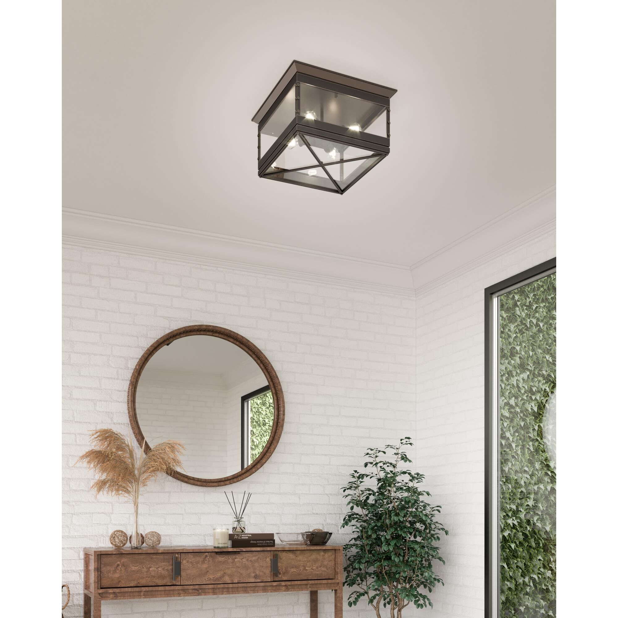 Douglas 18 Inch 4 Light Flush Mount by Alora Lighting