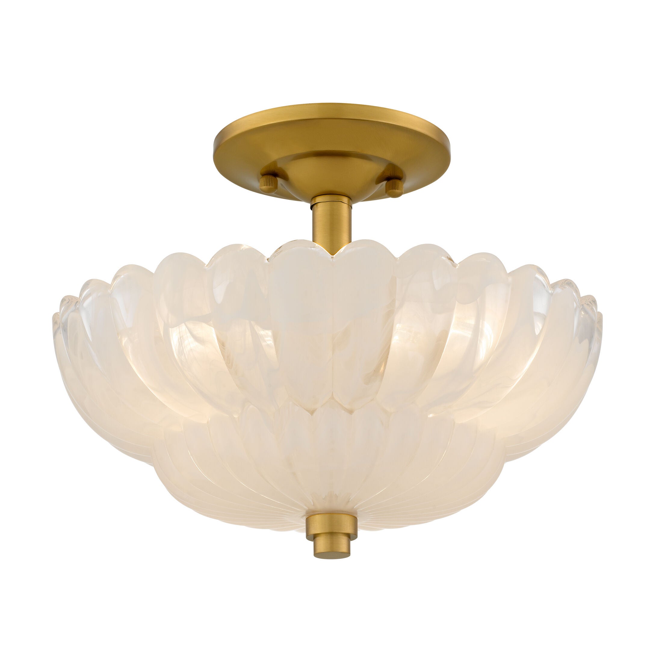 Whitecap 12 Inch Semi Flush Mount by Quoizel