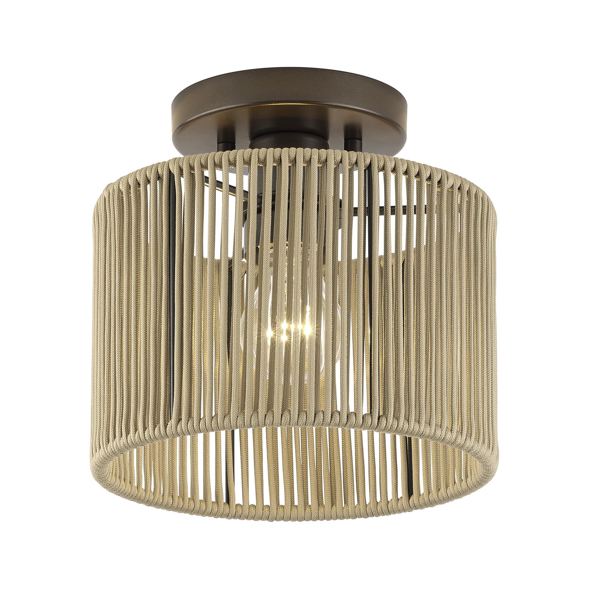 Acordia 9 Inch Semi Flush Mount by Livex Lighting