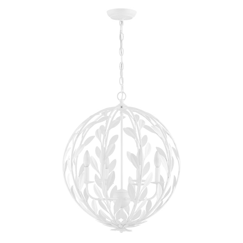 Broche 21 Inch 6 Light Mini Chandelier by Crystorama